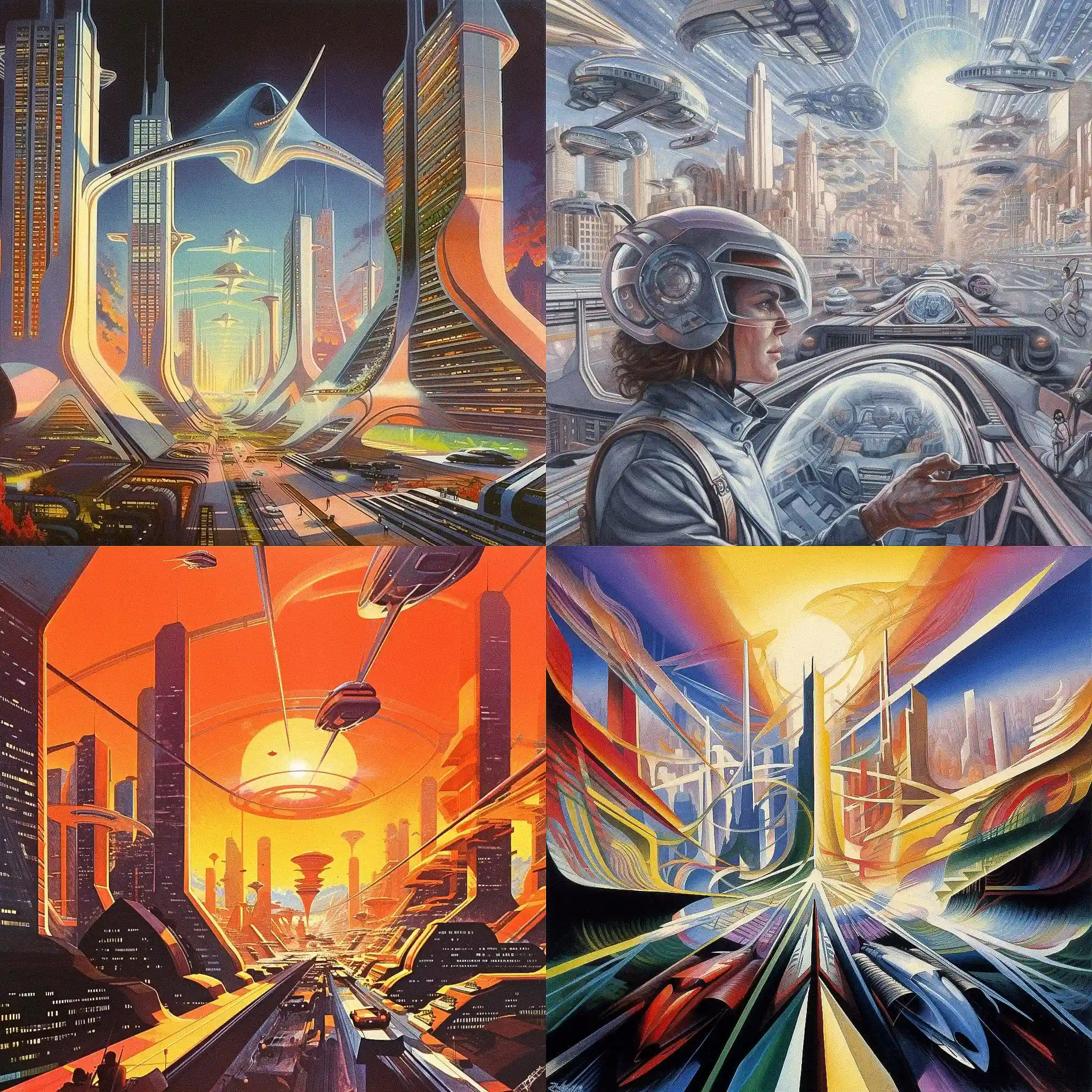 未来主义 futurism风格midjourney AI绘画作品 -未来主义 futurism风格midjourney AI绘画作品