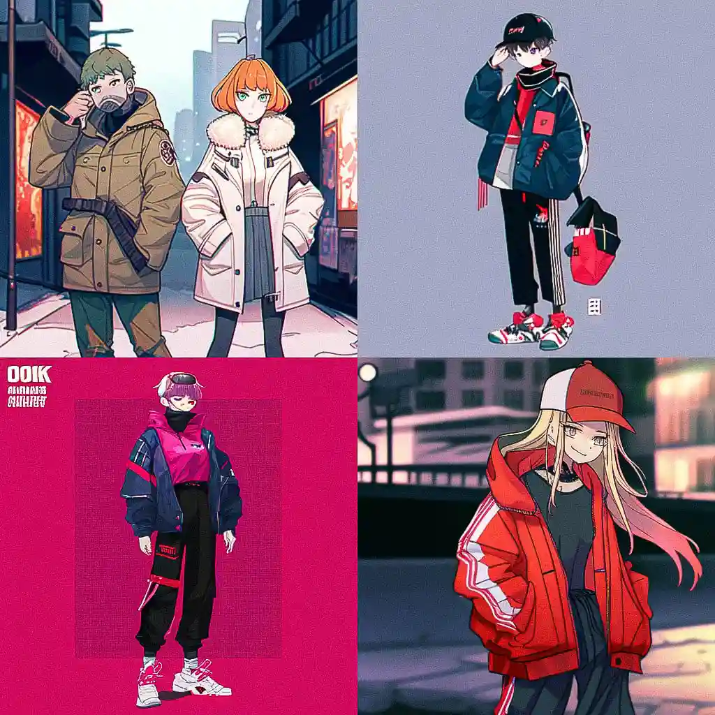 -俄罗斯乡村风 gopnik fashion风格midjourney AI绘画作品