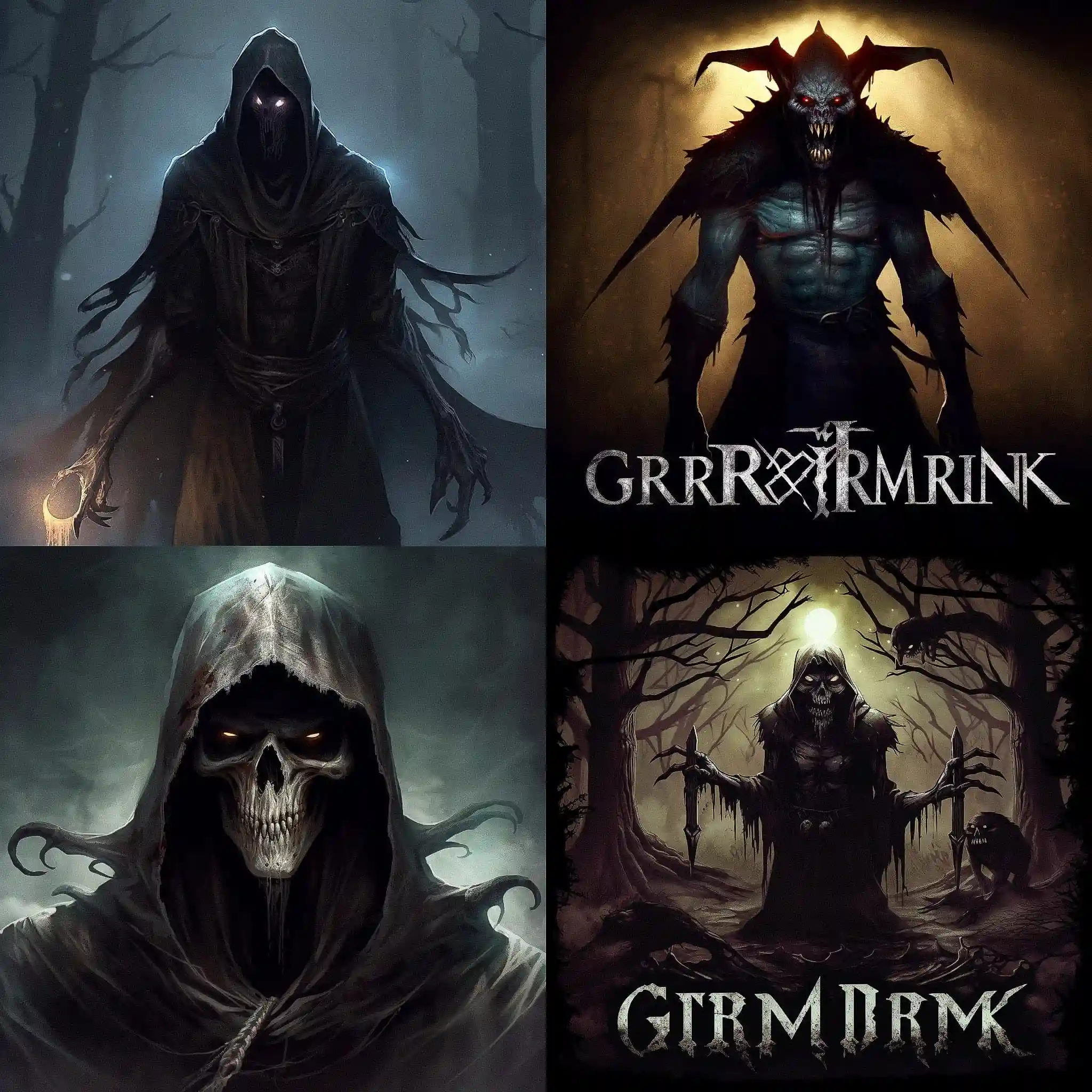 暗黑奇幻 grimdark风格midjourney AI绘画作品 -暗黑奇幻 grimdark风格midjourney AI绘画作品