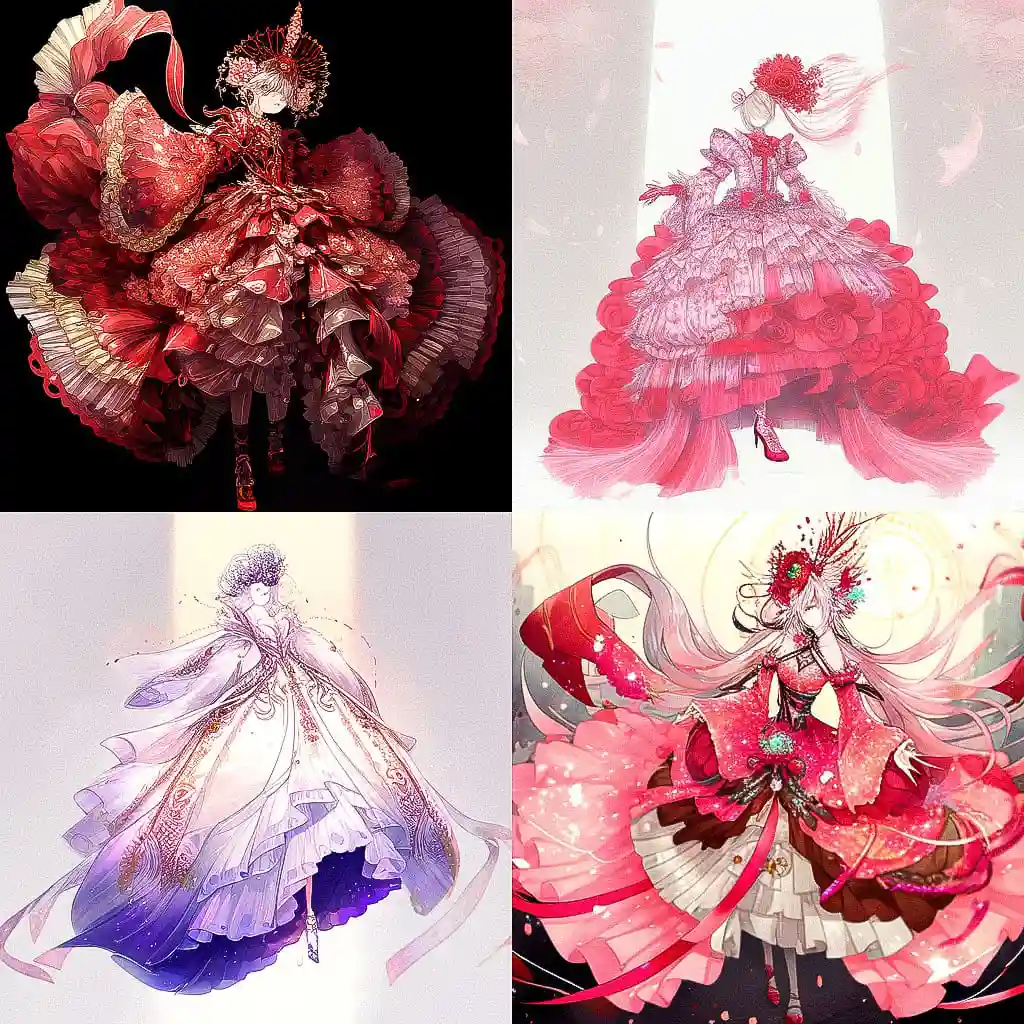高级定制 haute couture fashion风格midjourney AI绘画作品 -高级定制 haute couture fashion风格midjourney AI绘画作品