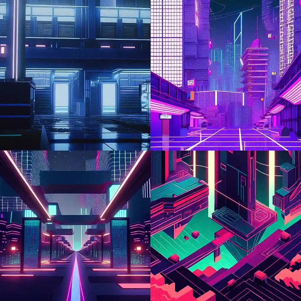 超现代主义 hypermodernism风格midjourney AI绘画作品 -超现代主义 hypermodernism风格midjourney AI绘画作品