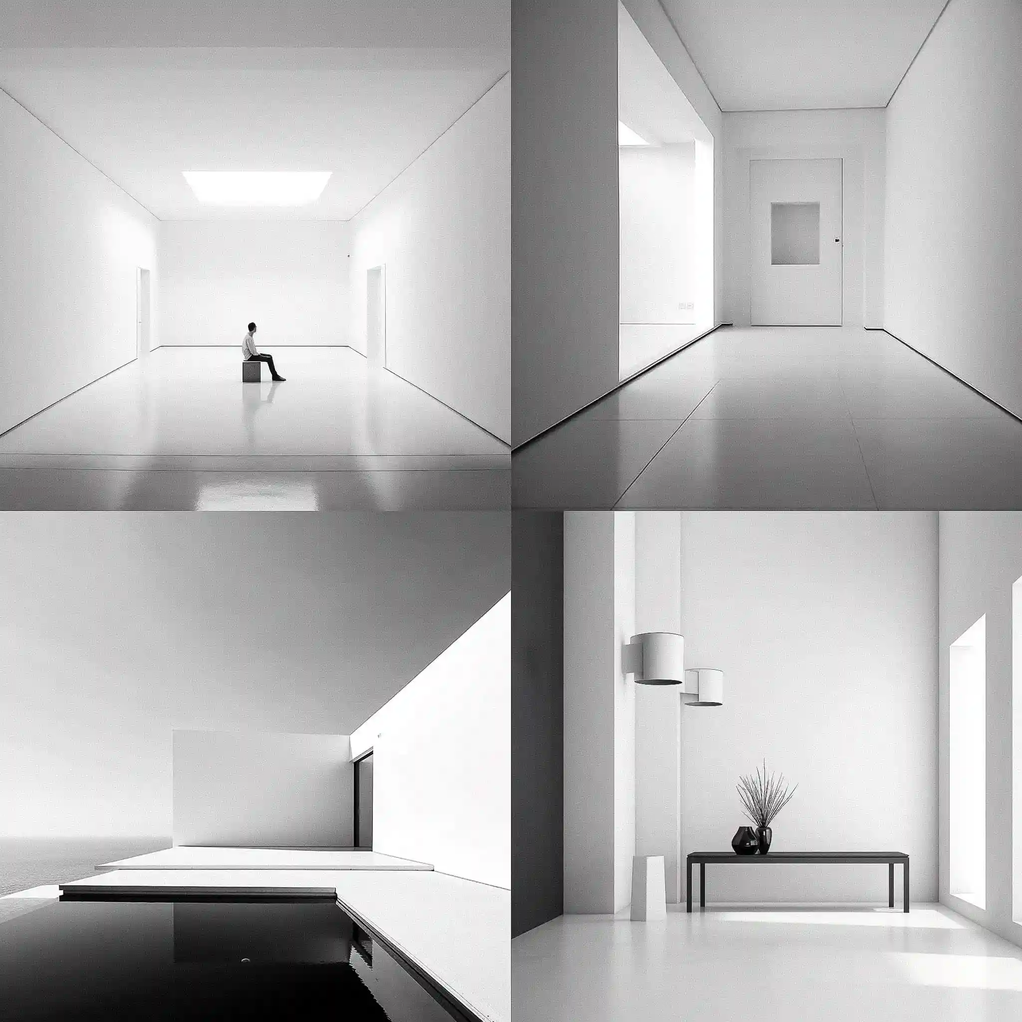 极简主义 minimalism风格midjourney AI绘画作品 -极简主义 minimalism风格midjourney AI绘画作品