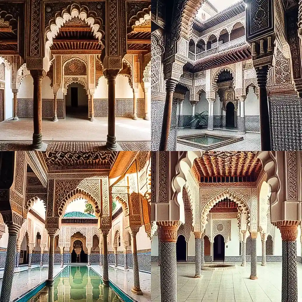 穆尔式建筑 moorish architecture风格midjourney AI绘画作品 -穆尔式建筑 moorish architecture风格midjourney AI绘画作品