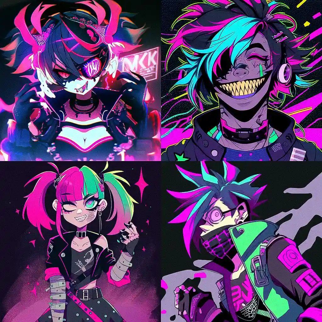 亡灵朋克 necropunk风格midjourney AI绘画作品 -亡灵朋克 necropunk风格midjourney AI绘画作品