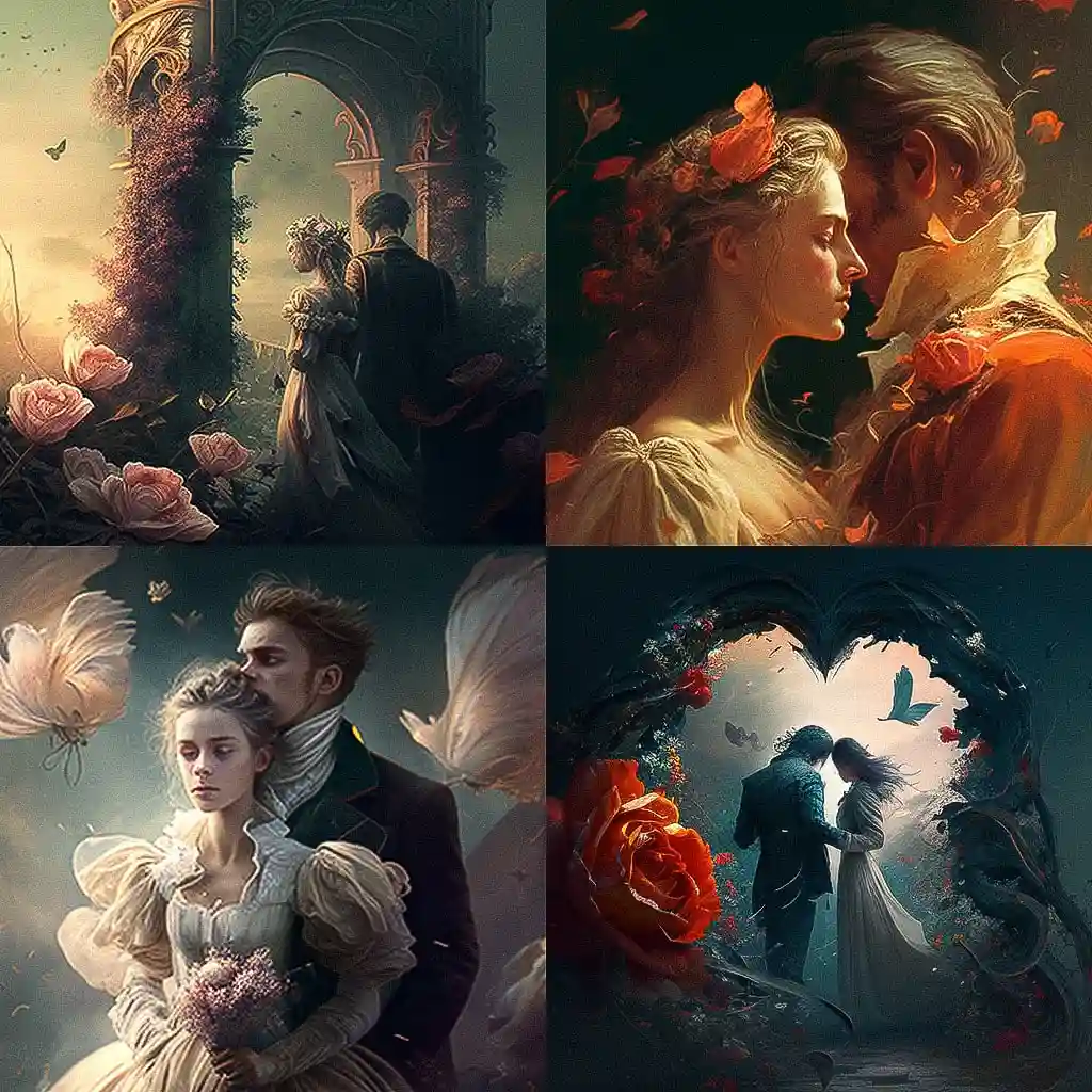 新浪漫主义 neo romanticism风格midjourney AI绘画作品 -新浪漫主义 neo romanticism风格midjourney AI绘画作品