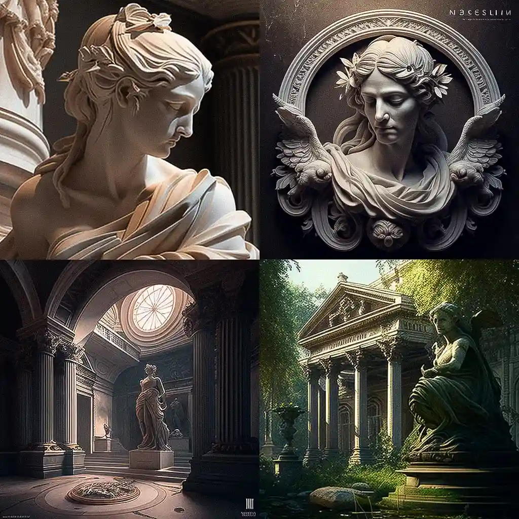 新古典主义 neoclassicism风格midjourney AI绘画作品 -新古典主义 neoclassicism风格midjourney AI绘画作品