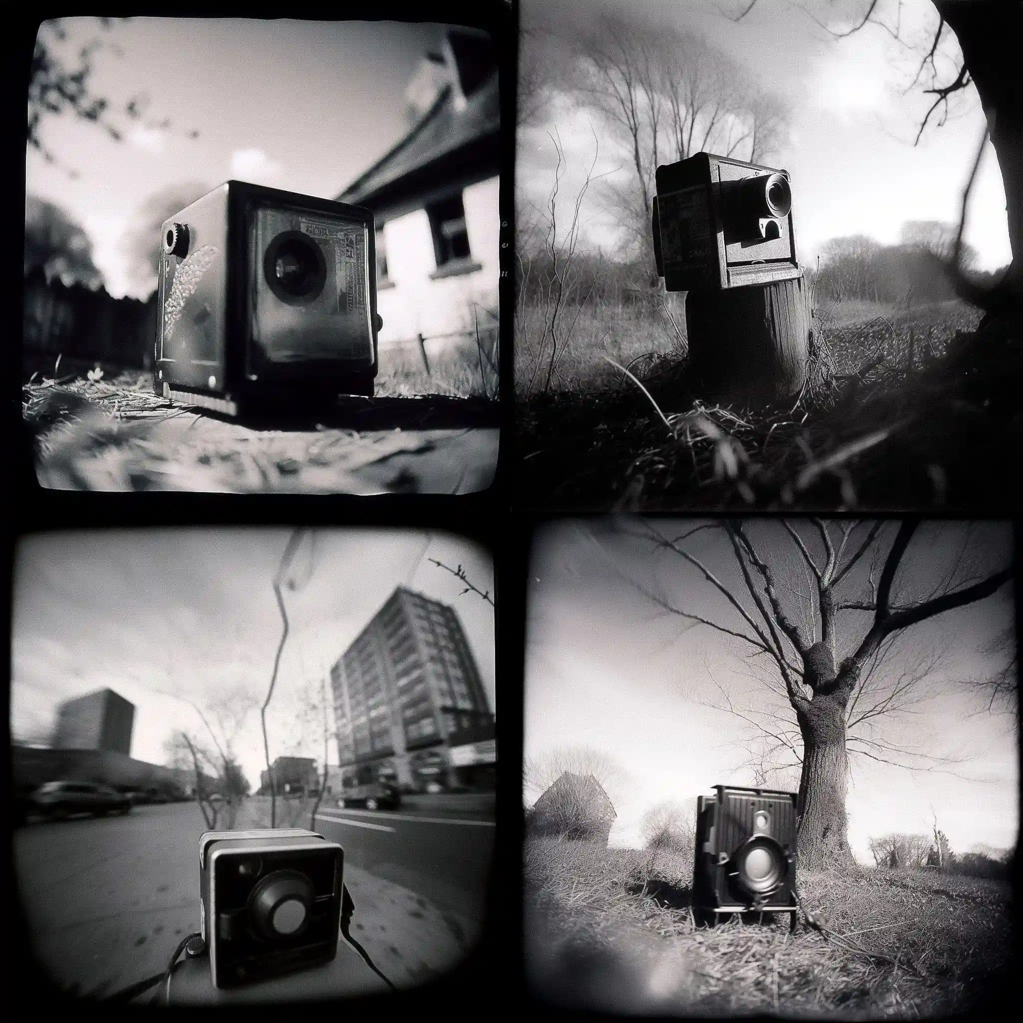 -针孔摄影 pinhole photography风格midjourney AI绘画作品