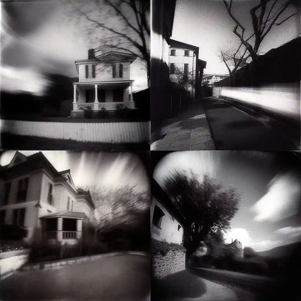 针孔摄影 pinhole photography风格midjourney AI绘画作品 -针孔摄影 pinhole photography风格midjourney AI绘画作品