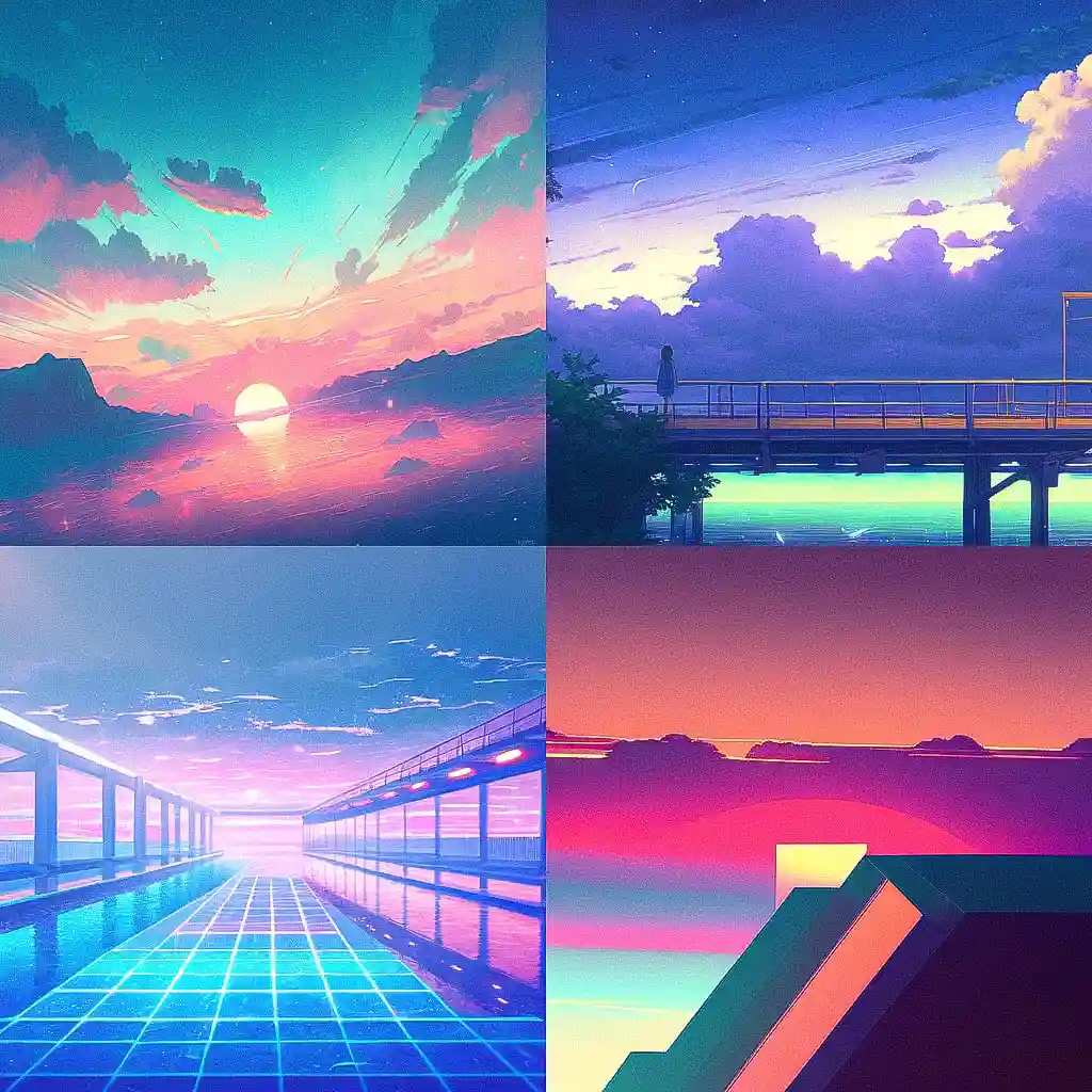 后极简主义 postminimalism风格midjourney AI绘画作品 -后极简主义 postminimalism风格midjourney AI绘画作品