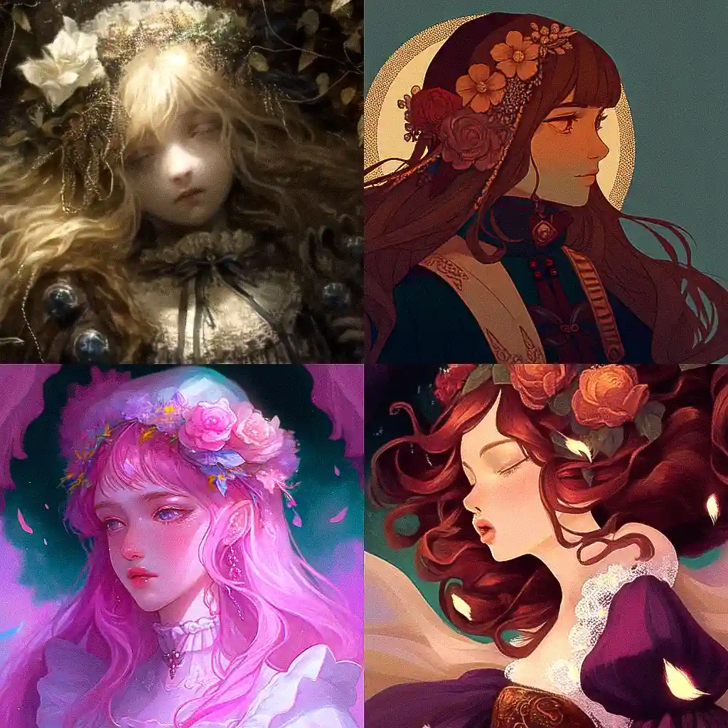前拉斐尔主义 pre raphaelitism风格midjourney AI绘画作品 -前拉斐尔主义 pre raphaelitism风格midjourney AI绘画作品