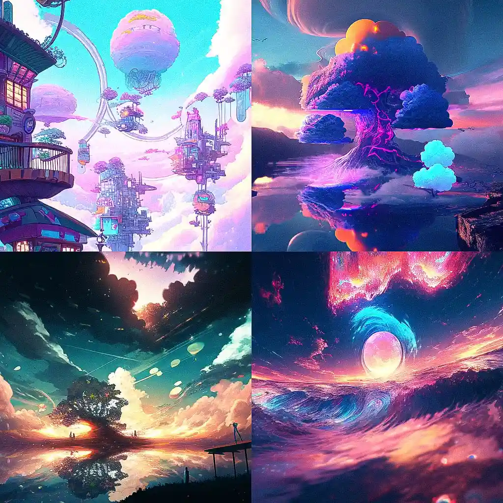 超现实主义 surrealism风格midjourney AI绘画作品 -超现实主义 surrealism风格midjourney AI绘画作品