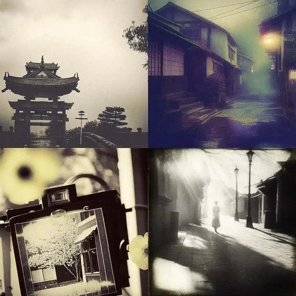 -复古照片 vintage photograph风格midjourney AI绘画作品