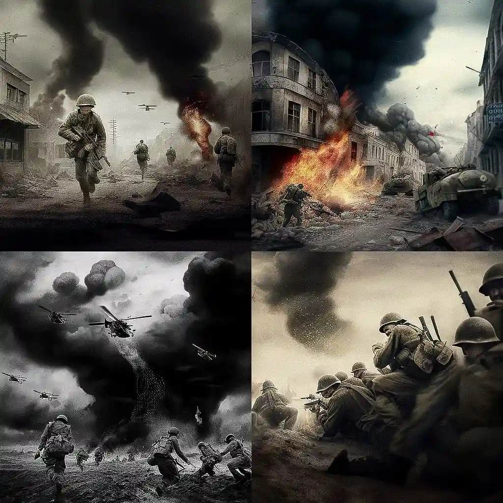 战争摄影 war photography风格midjourney AI绘画作品 -战争摄影 war photography风格midjourney AI绘画作品