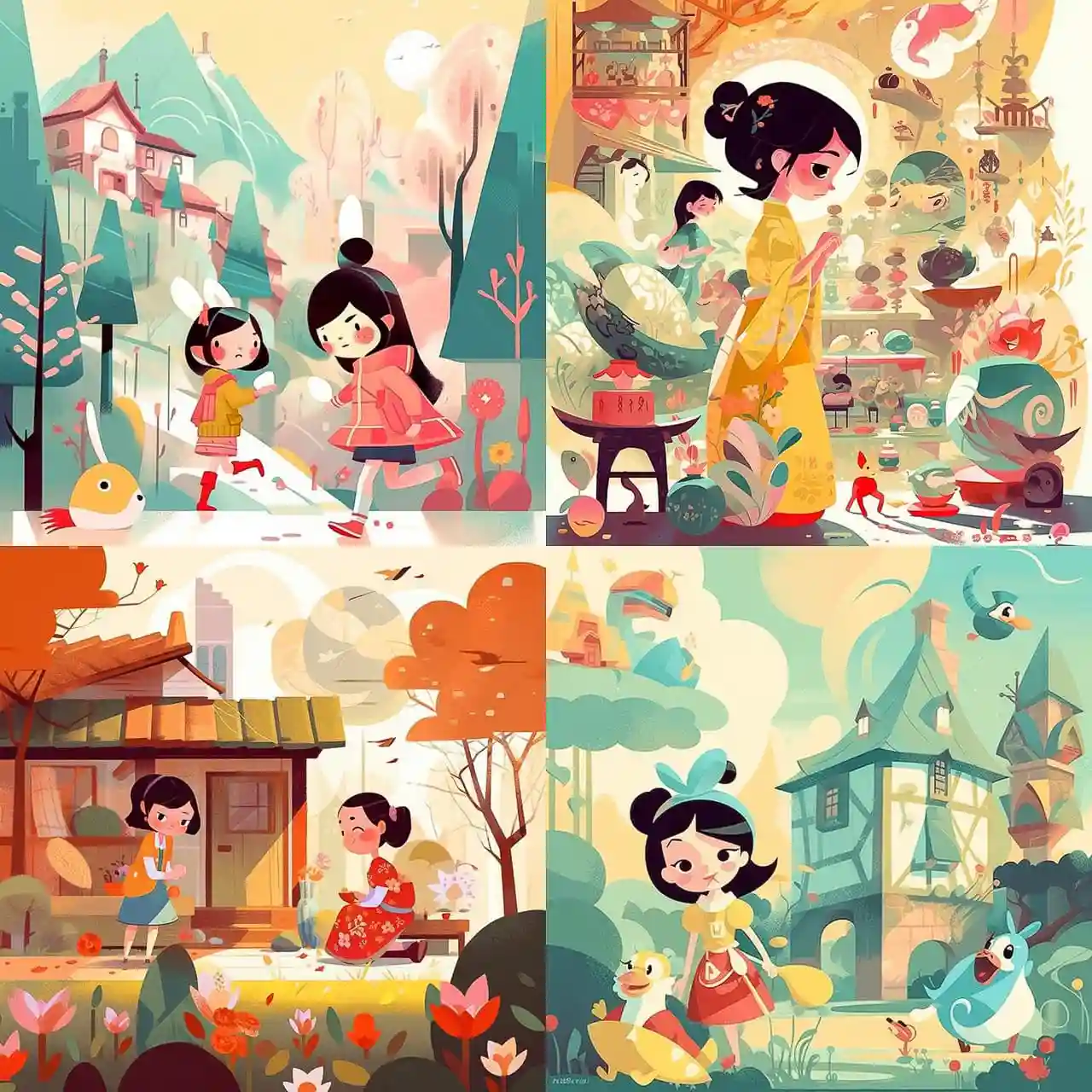 Joey Chou joey chou风格midjourney AI绘画作品 -Joey Chou joey chou风格midjourney AI绘画作品