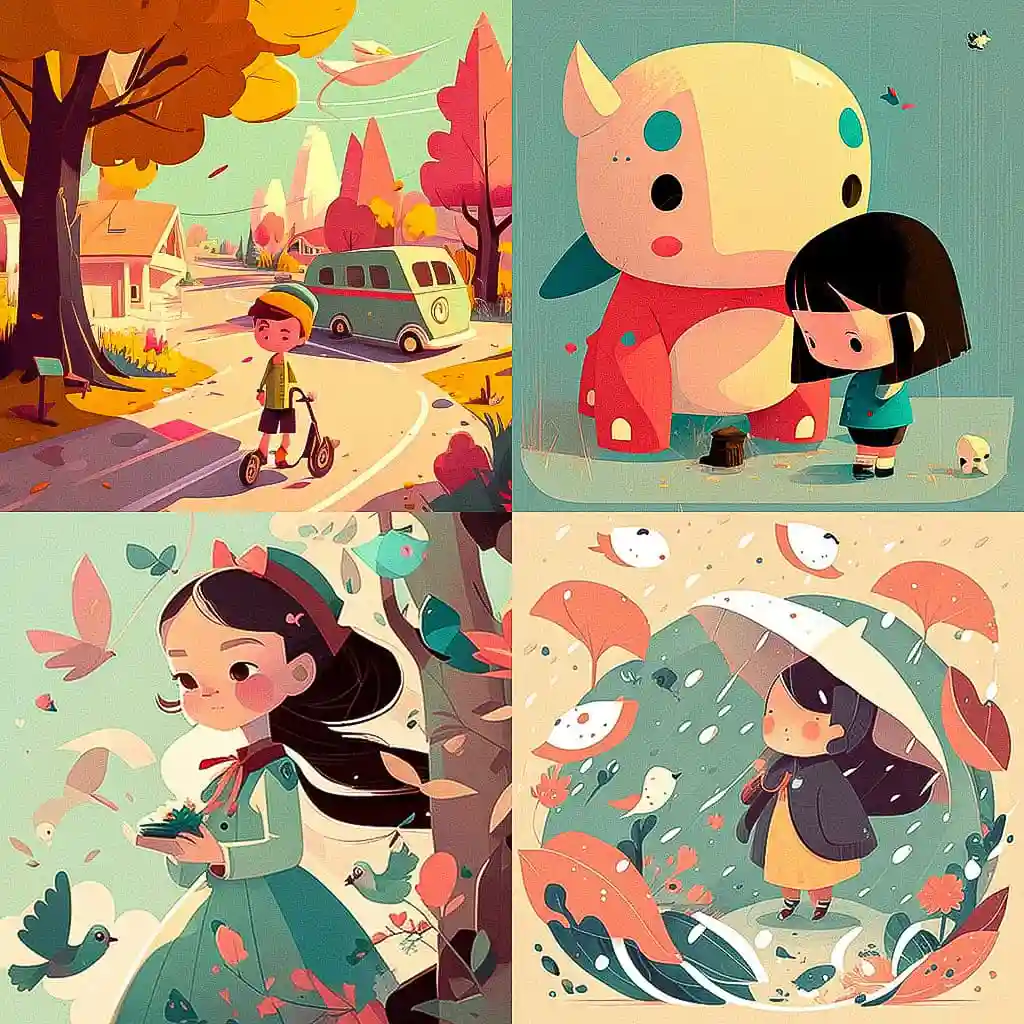 -Joey Chou joey chou风格midjourney AI绘画作品