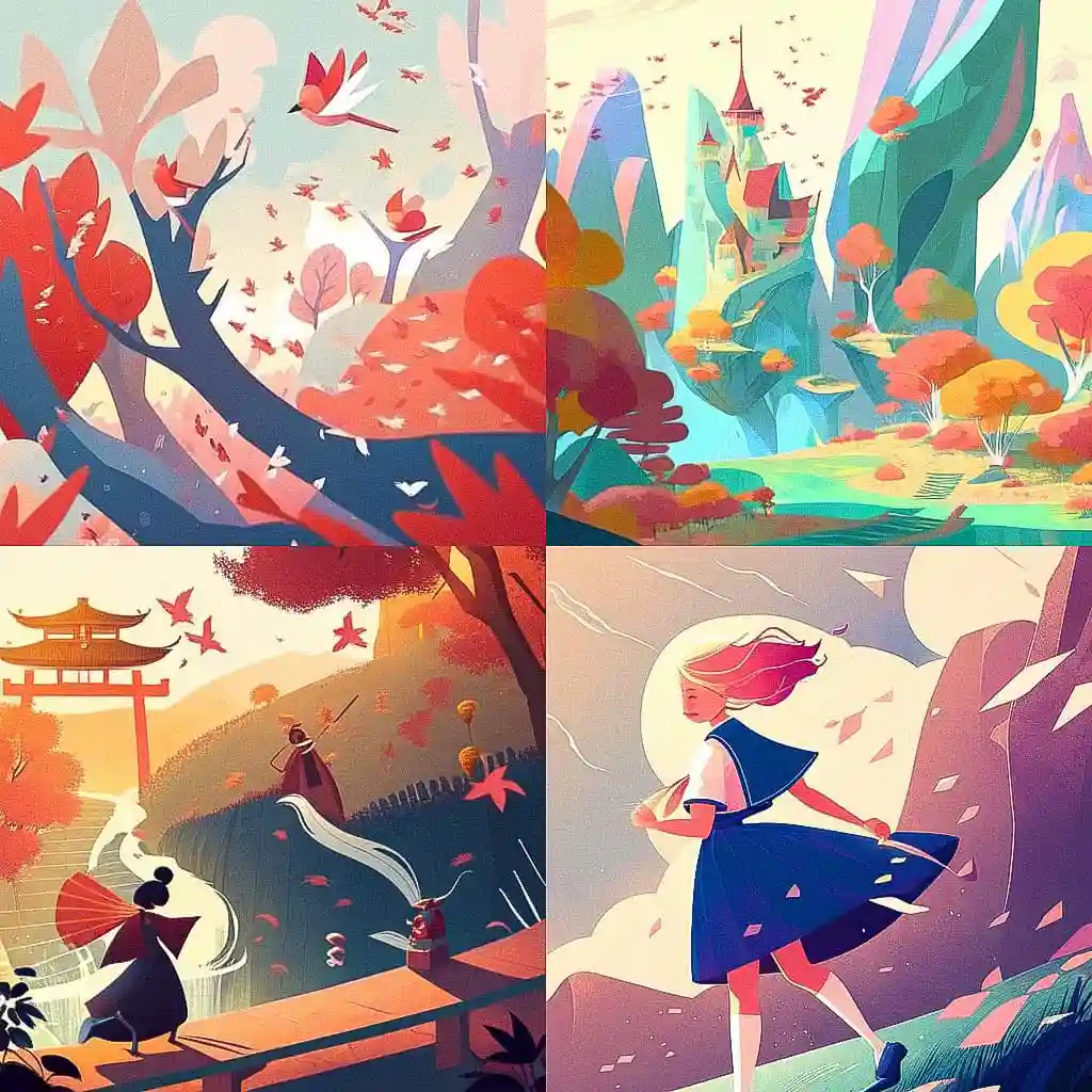 -Joey Chou joey chou风格midjourney AI绘画作品