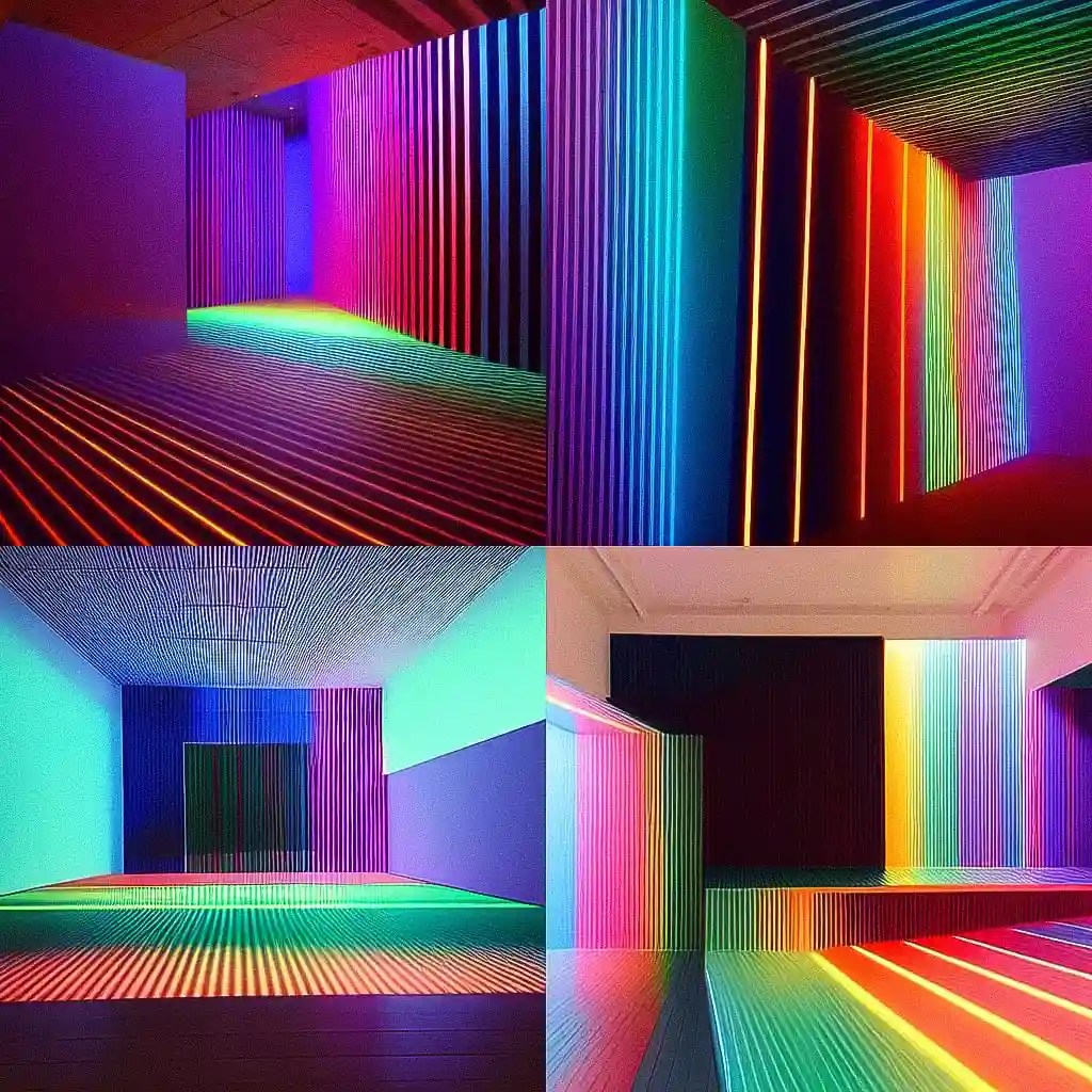 卡洛斯·克鲁兹·迪埃兹 carlos cruz diez风格midjourney AI绘画作品 -卡洛斯·克鲁兹·迪埃兹 carlos cruz diez风格midjourney AI绘画作品
