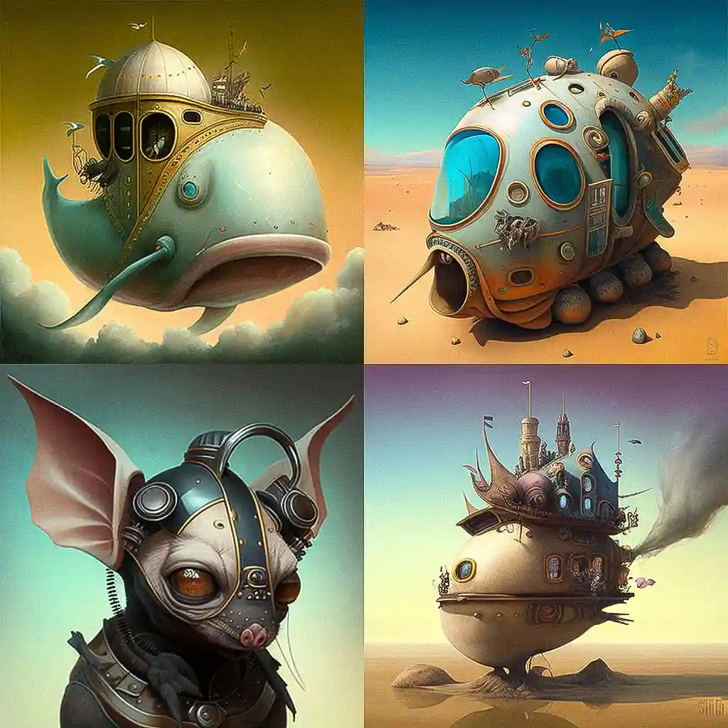 -布赖恩·德斯潘 brian despain风格midjourney AI绘画作品