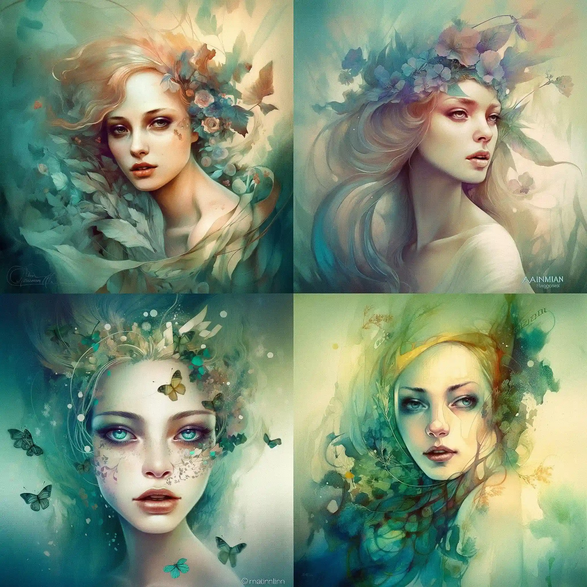 -安娜·迪特曼 anna dittmann风格midjourney AI绘画作品