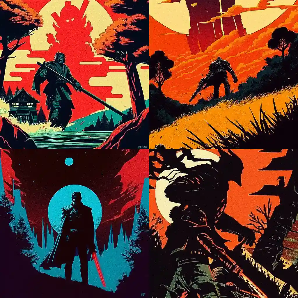 -弗朗切斯科·弗朗卡维拉 francesco francavilla风格midjourney AI绘画作品