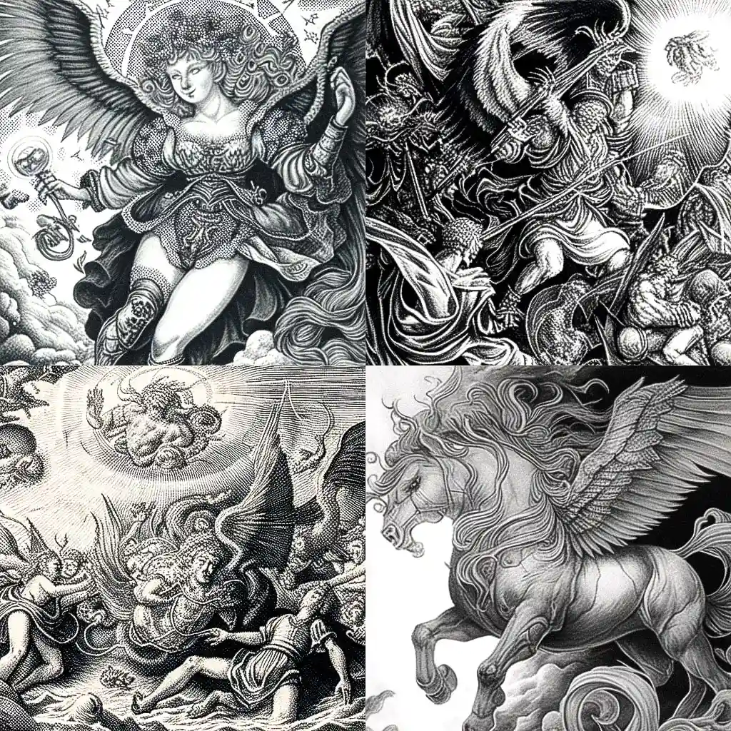 -亨德里克·戈尔茨乌斯 hendrick goltzius风格midjourney AI绘画作品