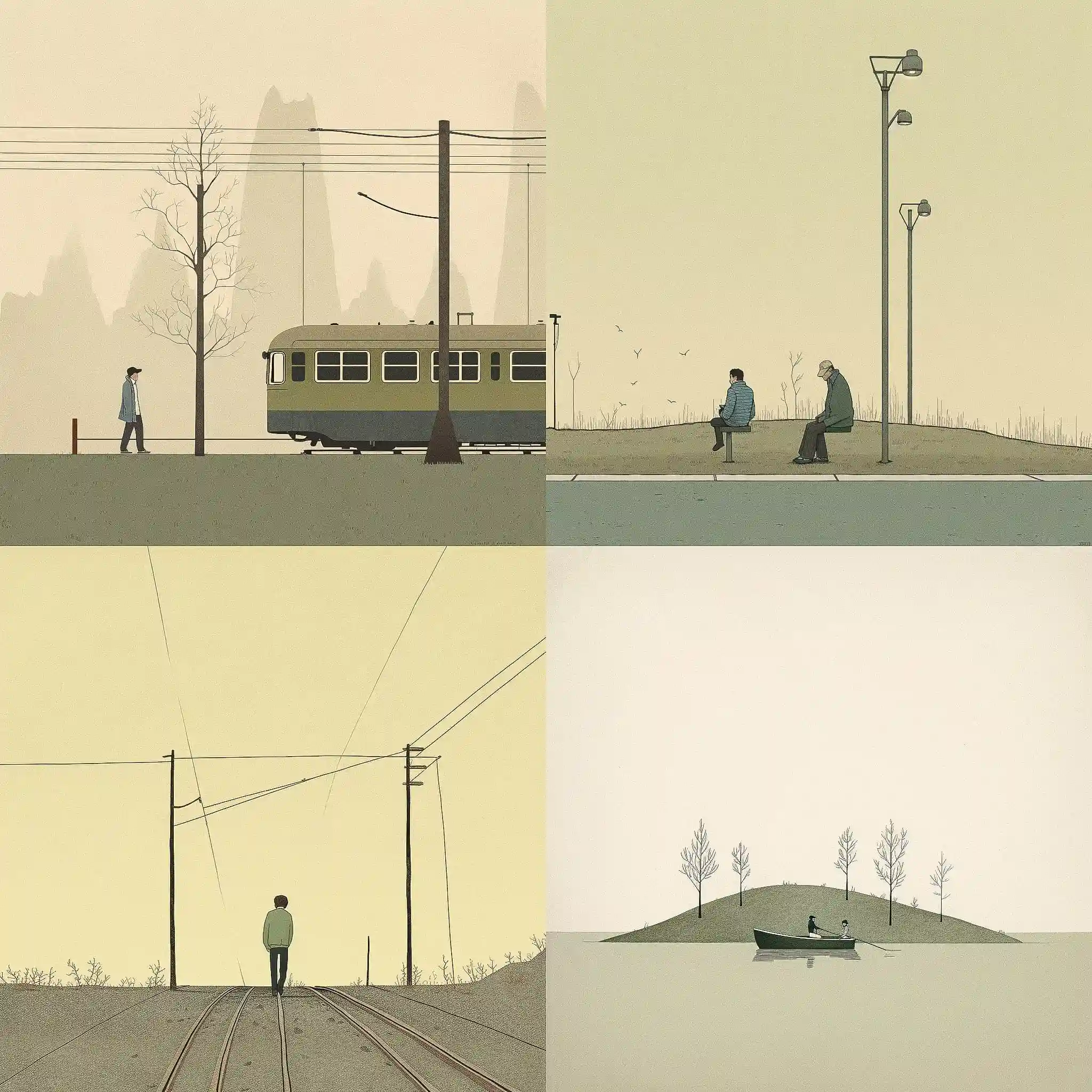 亚历山德罗·戈塔多 alessandro gottardo风格midjourney AI绘画作品 -亚历山德罗·戈塔多 alessandro gottardo风格midjourney AI绘画作品