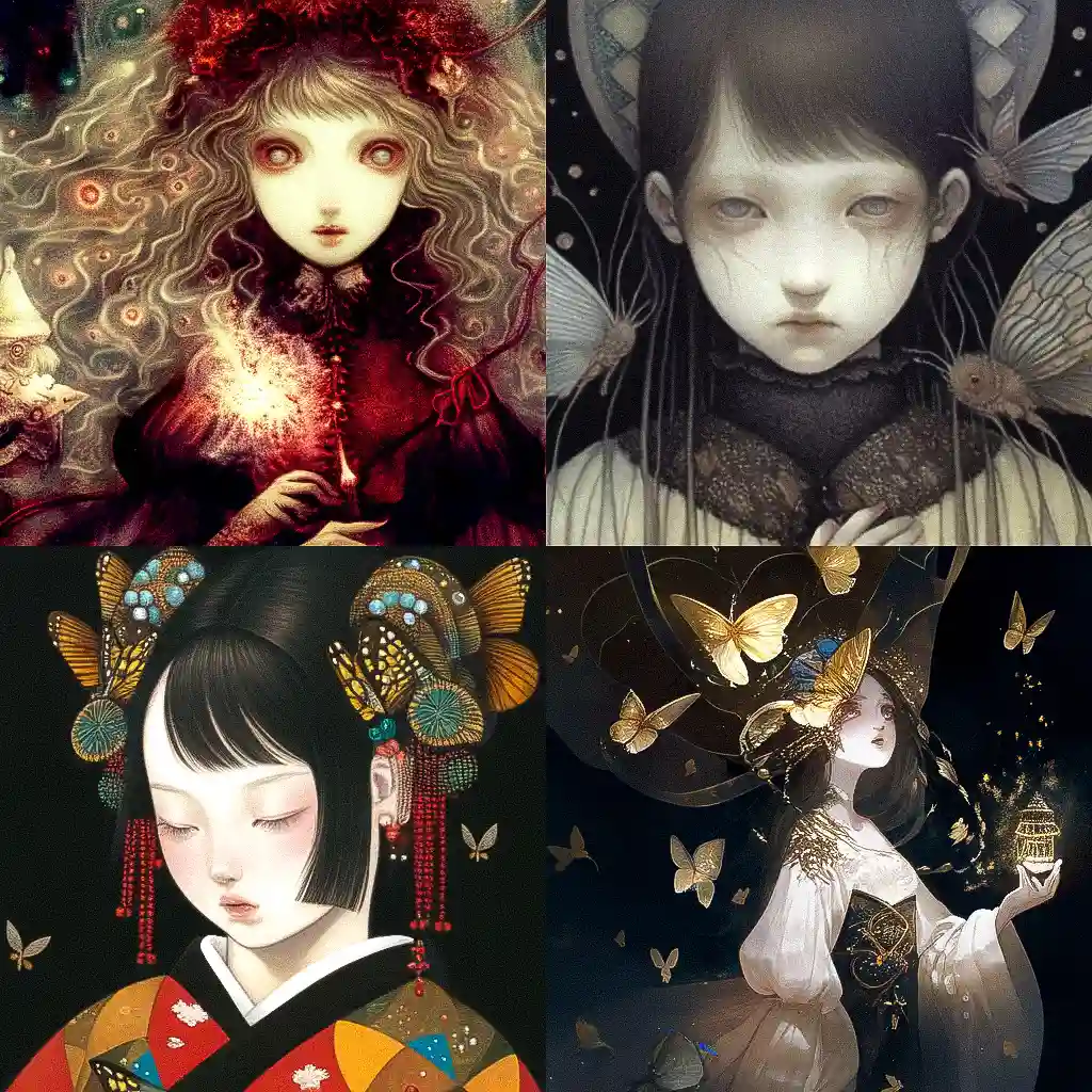 滨口真 mao hamaguchi风格midjourney AI绘画作品 -滨口真 mao hamaguchi风格midjourney AI绘画作品