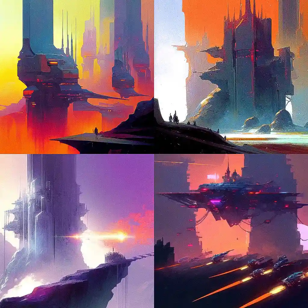 约翰·哈里斯 john harris风格midjourney AI绘画作品 -约翰·哈里斯 john harris风格midjourney AI绘画作品