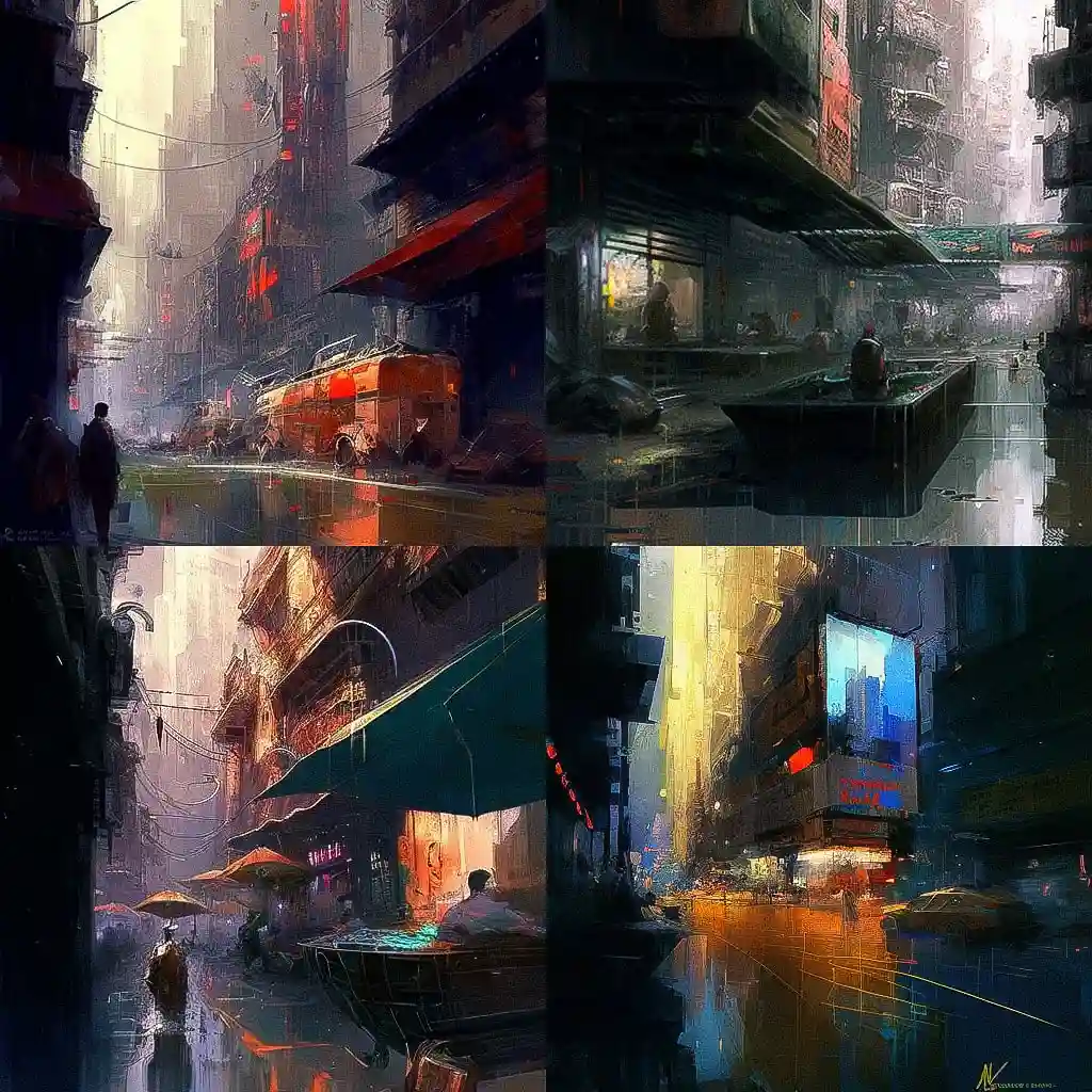 瓦迪姆·卡申 wadim kashin风格midjourney AI绘画作品 -瓦迪姆·卡申 wadim kashin风格midjourney AI绘画作品