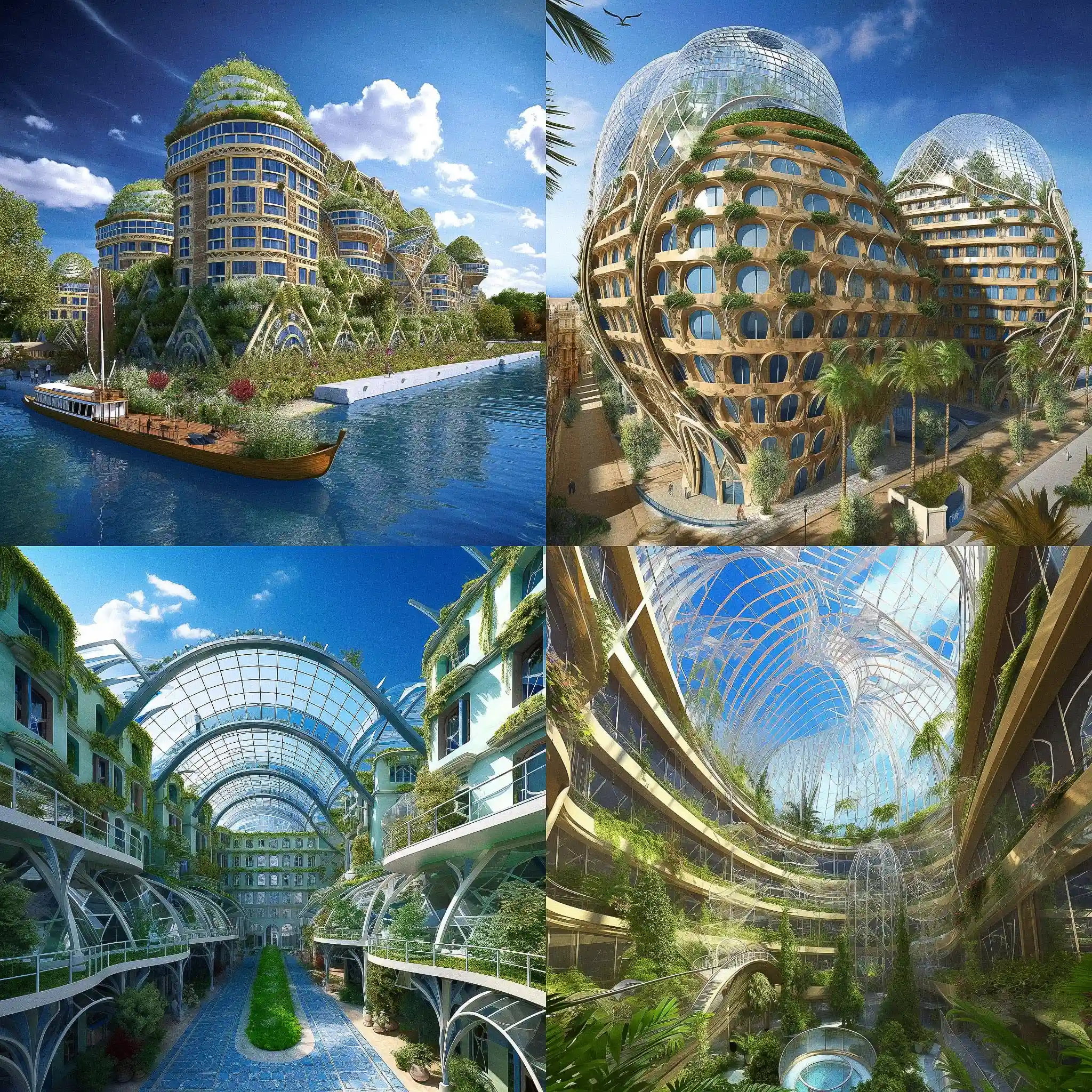 文森特·卡莱博 vincent callebaut风格midjourney AI绘画作品 -文森特·卡莱博 vincent callebaut风格midjourney AI绘画作品