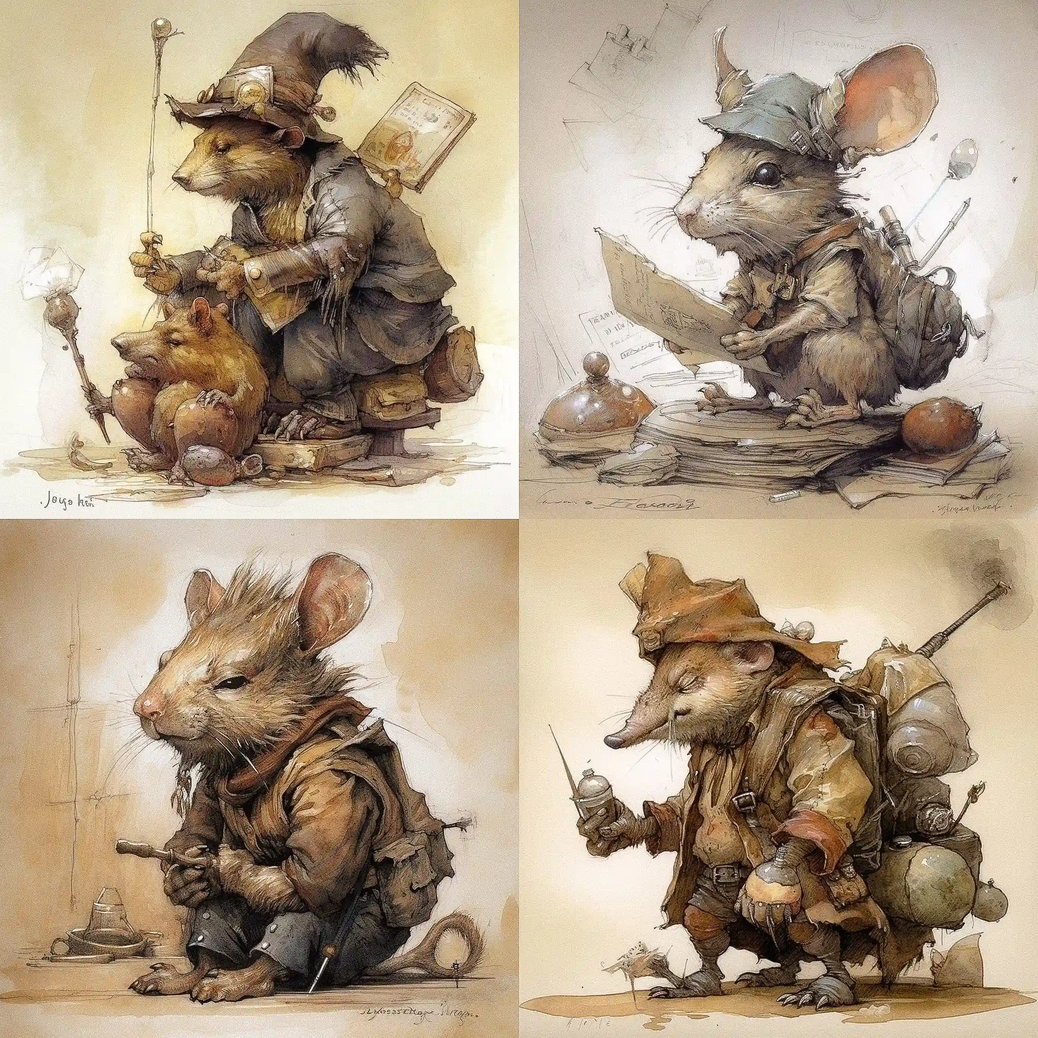 -jean baptiste monge jean baptiste monge风格midjourney AI绘画作品