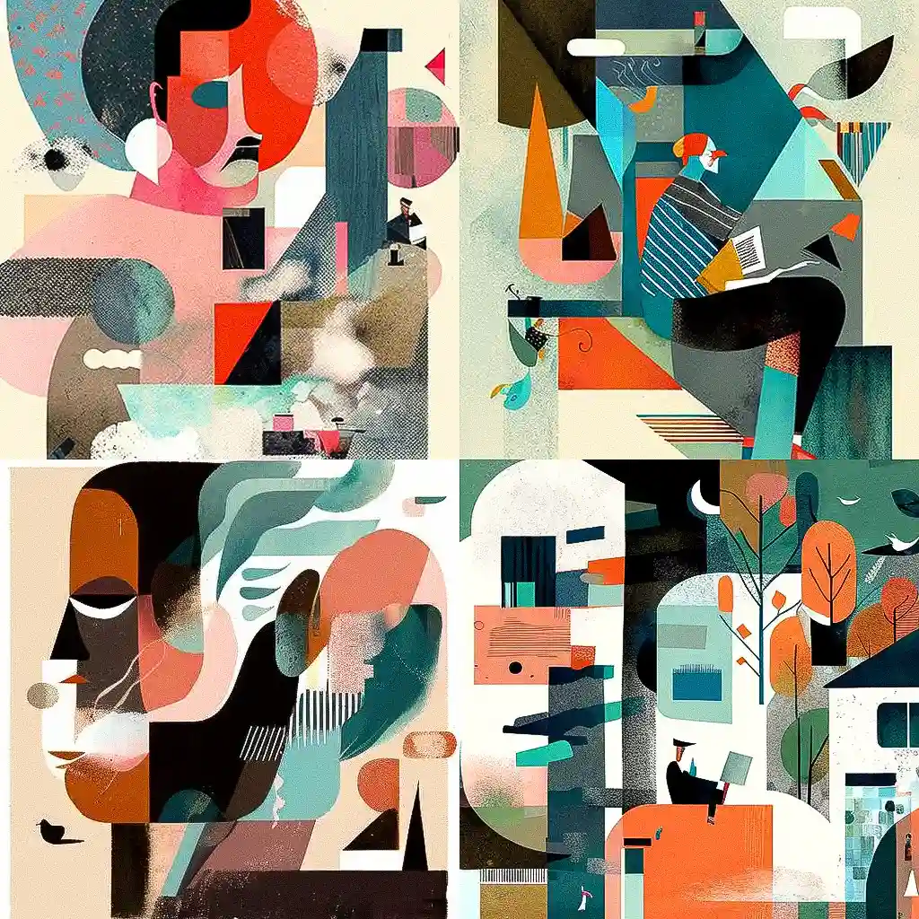基思·内格利 keith negley风格midjourney AI绘画作品 -基思·内格利 keith negley风格midjourney AI绘画作品