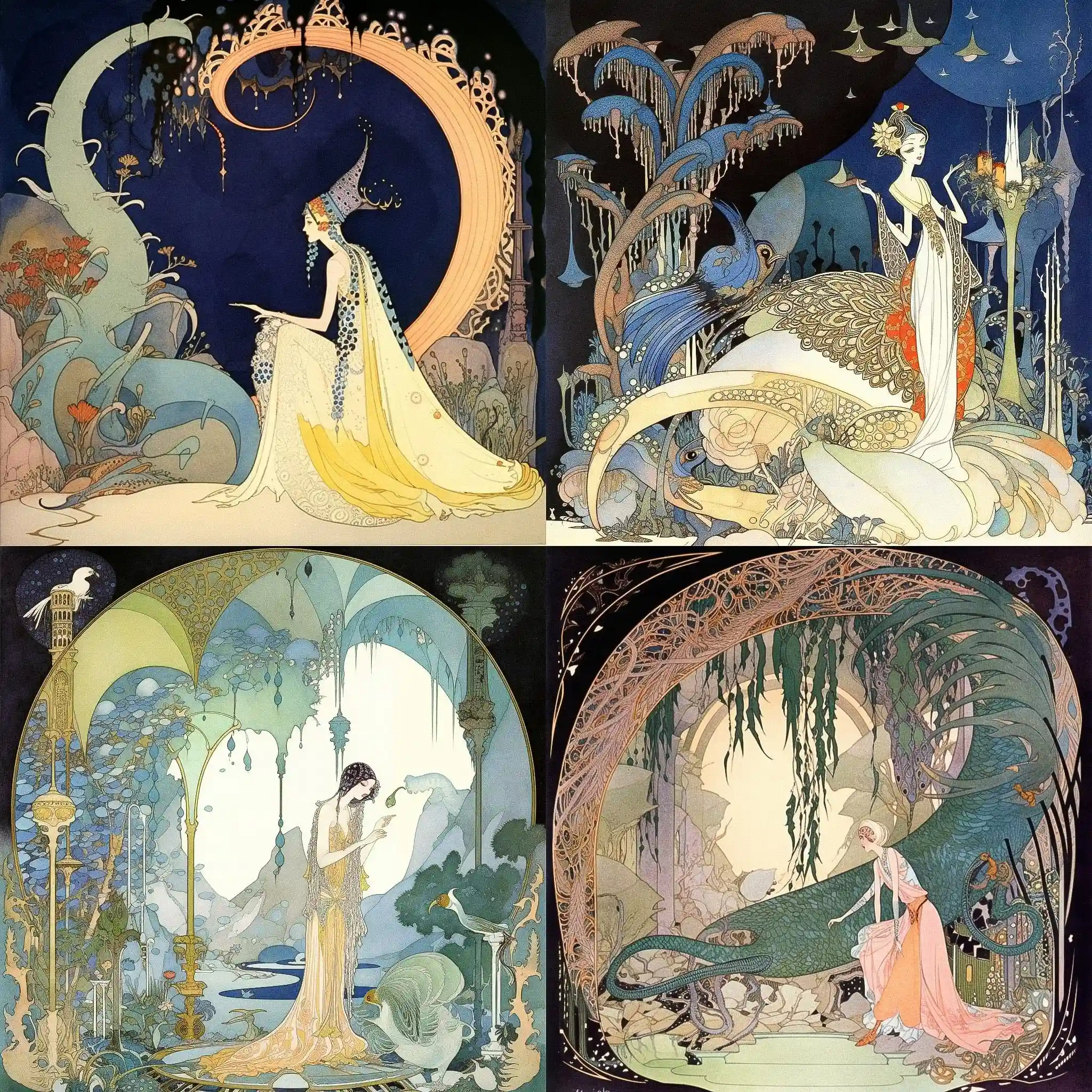 弗吉尼亚·弗朗西斯·斯特雷特 virginia frances sterrett风格midjourney AI绘画作品 -弗吉尼亚·弗朗西斯·斯特雷特 virginia frances sterrett风格midjourney AI绘画作品