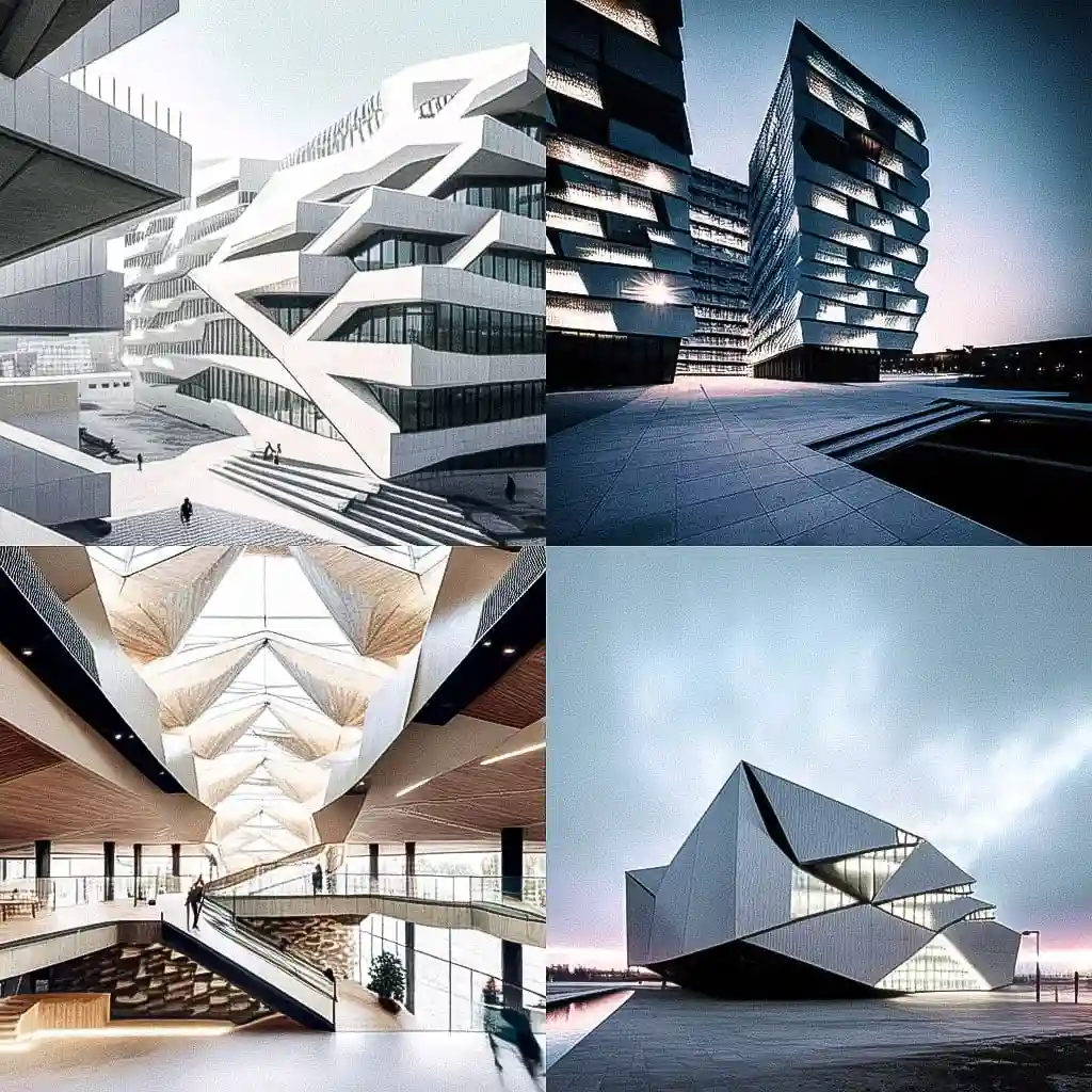 俾格·英格斯 bjarke ingels风格midjourney AI绘画作品 -俾格·英格斯 bjarke ingels风格midjourney AI绘画作品