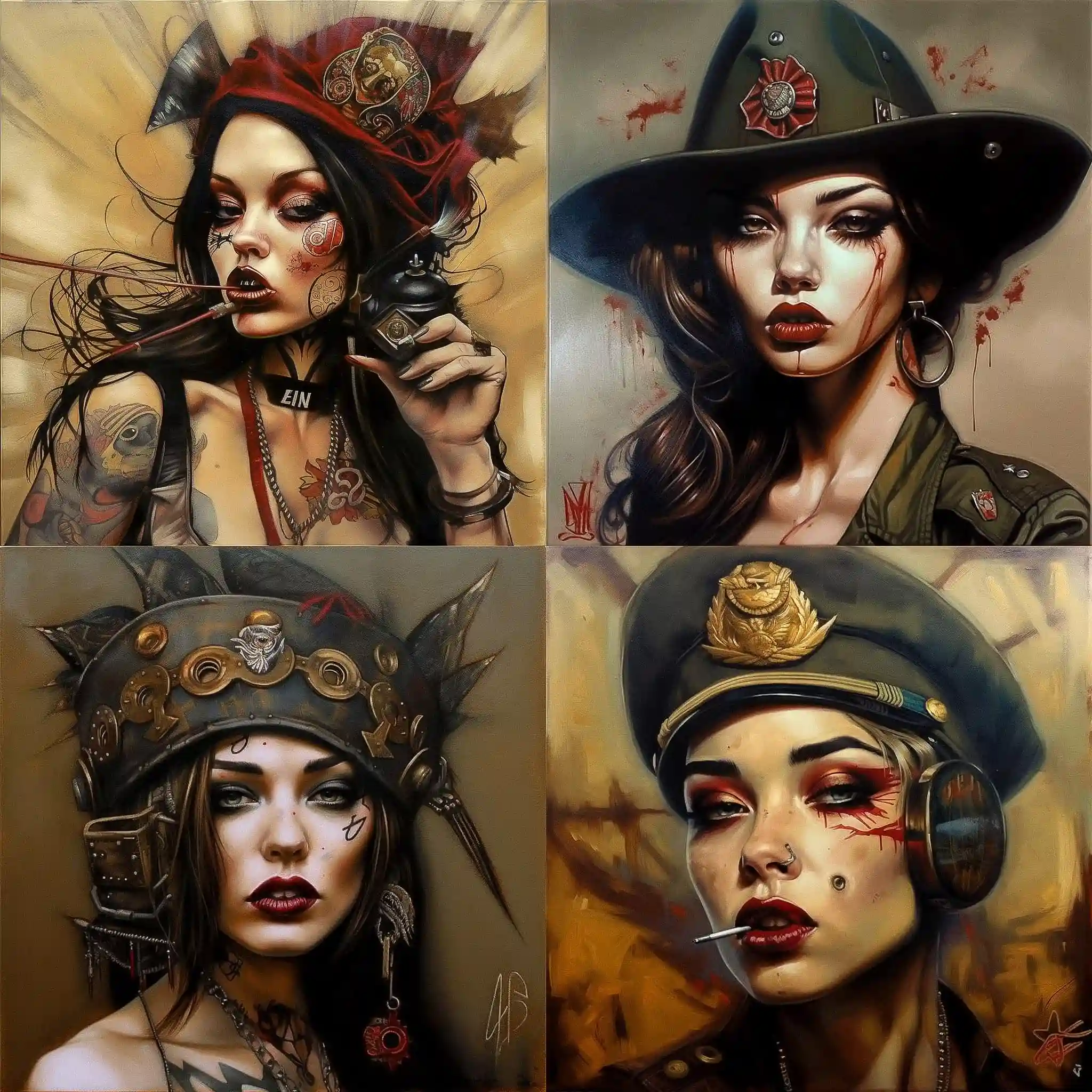 -brian m viveros brian m viveros风格midjourney AI绘画作品