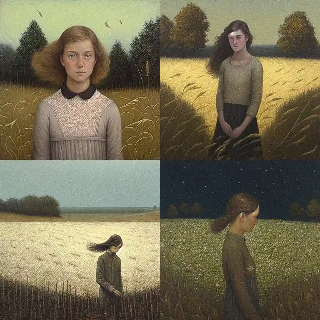 -阿隆·维森菲尔德 aron wiesenfeld风格midjourney AI绘画作品