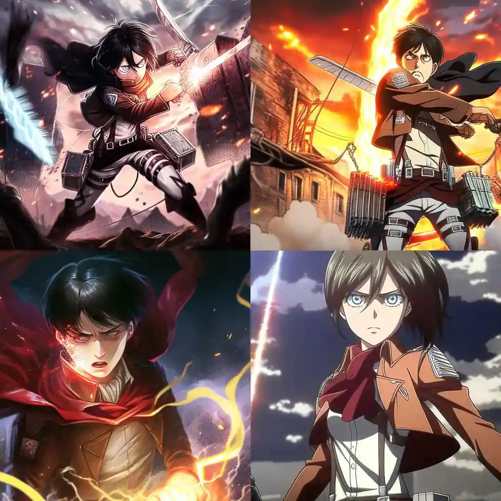 进击的巨人 attack on titan风格midjourney AI绘画作品 -进击的巨人 attack on titan风格midjourney AI绘画作品
