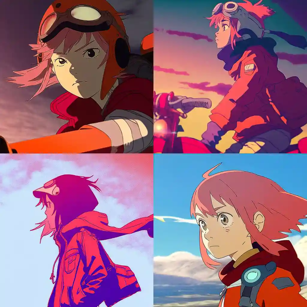 福利社 flcl风格midjourney AI绘画作品 -福利社 flcl风格midjourney AI绘画作品