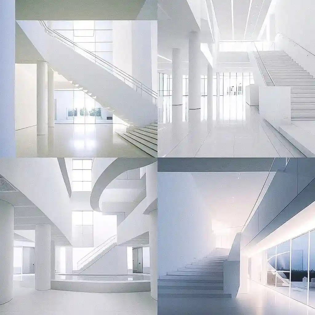 理查德·迈耶 richard meier风格midjourney AI绘画作品 -理查德·迈耶 richard meier风格midjourney AI绘画作品