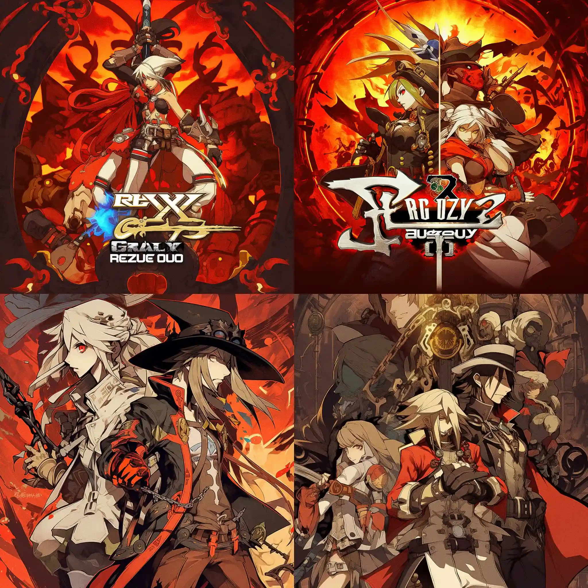 -Guilty Gear Xrd REV 2（罪恶装备Xrd REV 2） guilty gear xrd rev 2风格midjourney AI绘画作品