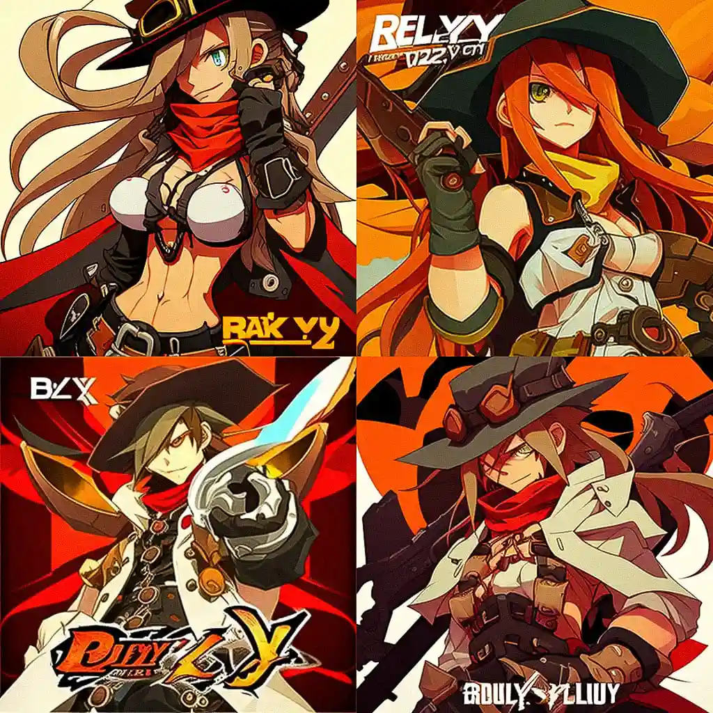 -Guilty Gear Xrd REV 2（罪恶装备Xrd REV 2） guilty gear xrd rev 2风格midjourney AI绘画作品