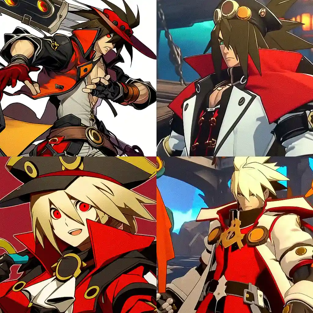 -Guilty Gear Xrd REV 2（罪恶装备Xrd REV 2） guilty gear xrd rev 2风格midjourney AI绘画作品