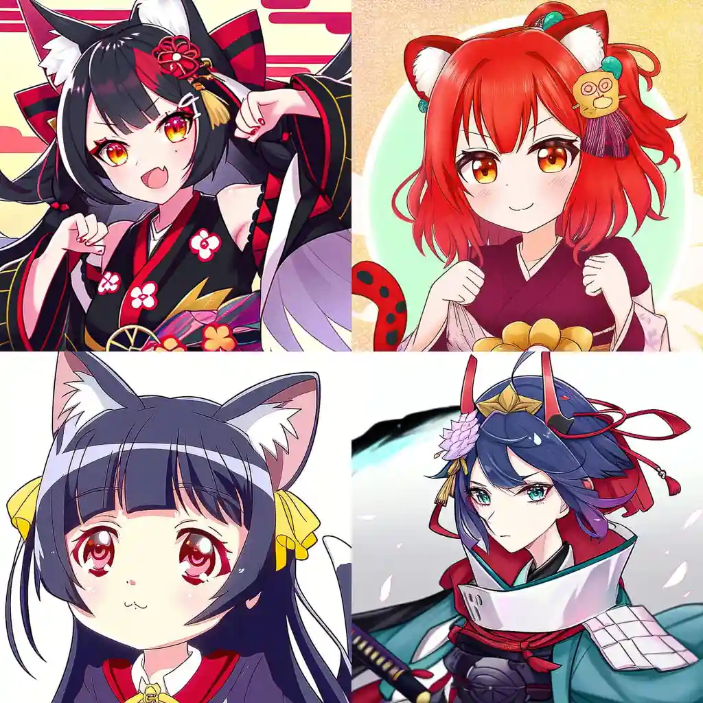 儿童向动漫风格 kodomomuke anime style风格midjourney AI绘画作品 -儿童向动漫风格 kodomomuke anime style风格midjourney AI绘画作品
