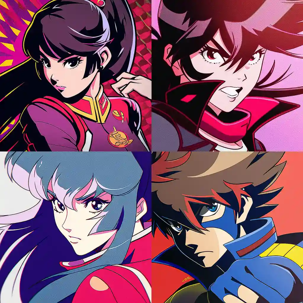 永井豪 go nagai风格midjourney AI绘画作品 -永井豪 go nagai风格midjourney AI绘画作品