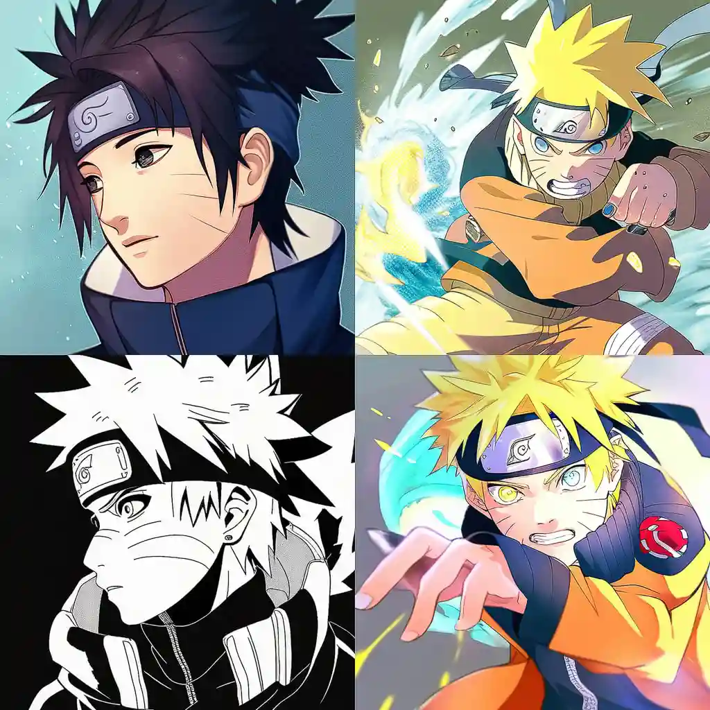 火影忍者 naruto风格midjourney AI绘画作品 -火影忍者 naruto风格midjourney AI绘画作品