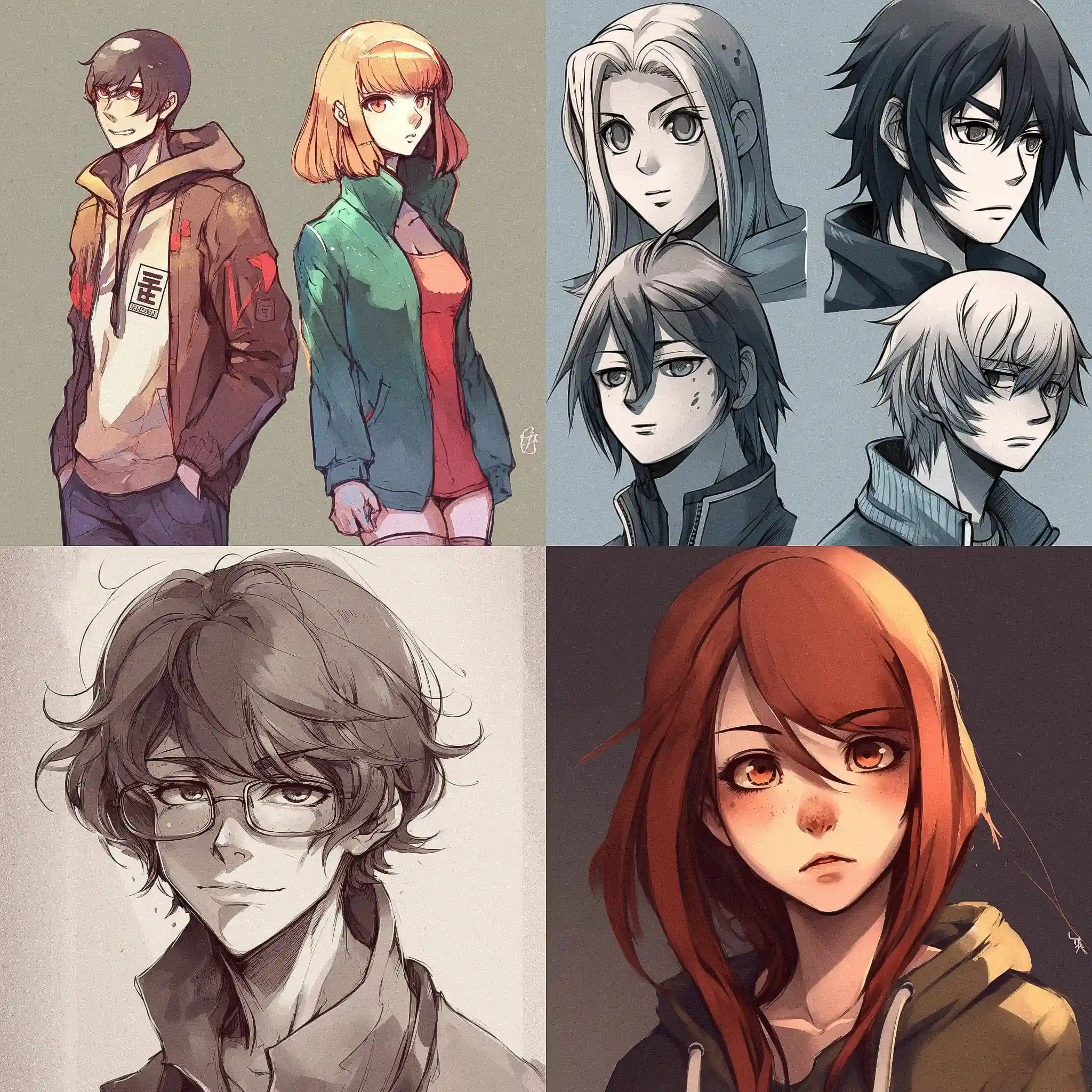 青年向动漫风格 seinen anime style风格midjourney AI绘画作品 -青年向动漫风格 seinen anime style风格midjourney AI绘画作品