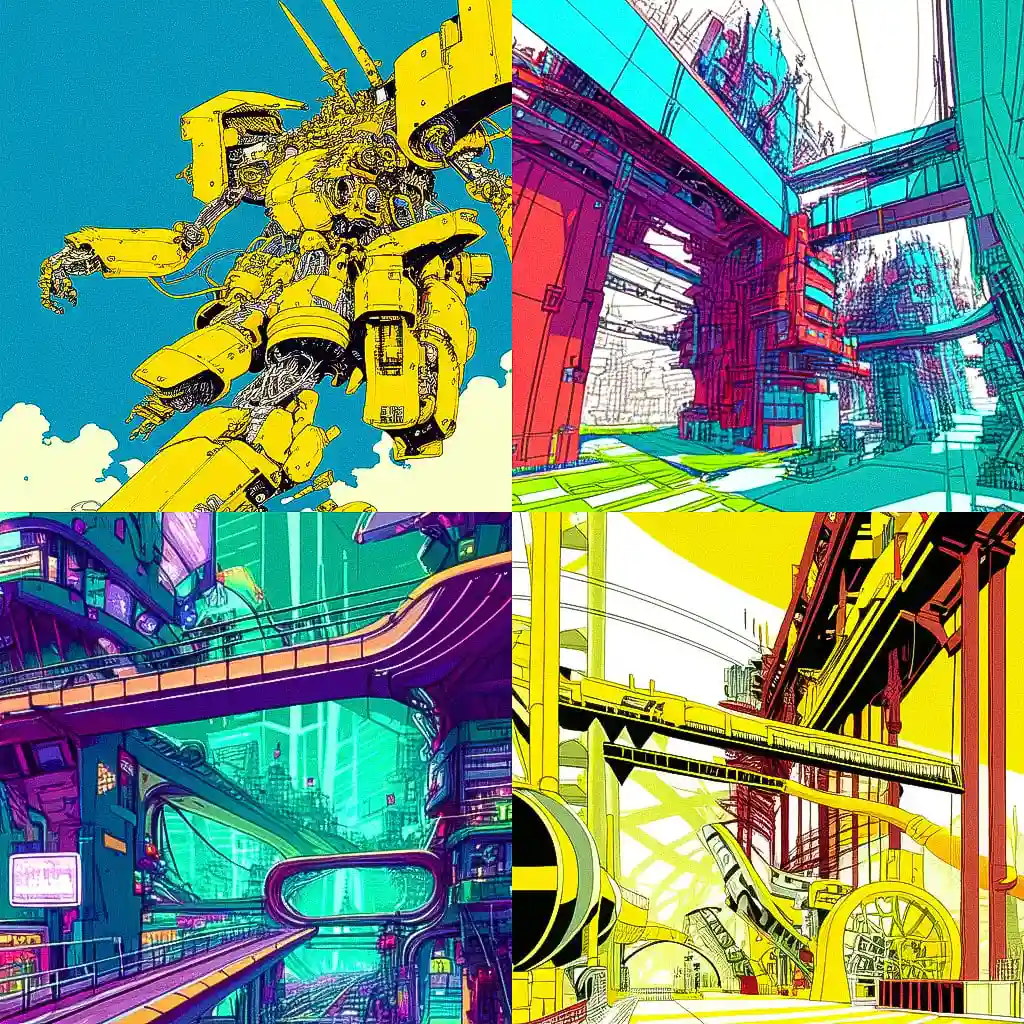 理查德·罗杰斯 richard rogers风格midjourney AI绘画作品 -理查德·罗杰斯 richard rogers风格midjourney AI绘画作品