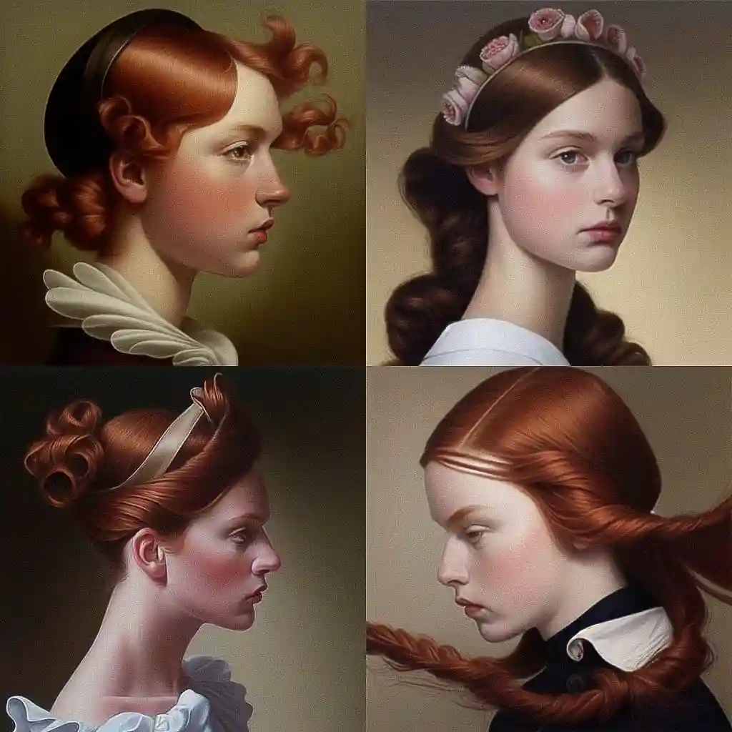 玛丽·简·安塞尔 mary jane ansell风格midjourney AI绘画作品 -玛丽·简·安塞尔 mary jane ansell风格midjourney AI绘画作品