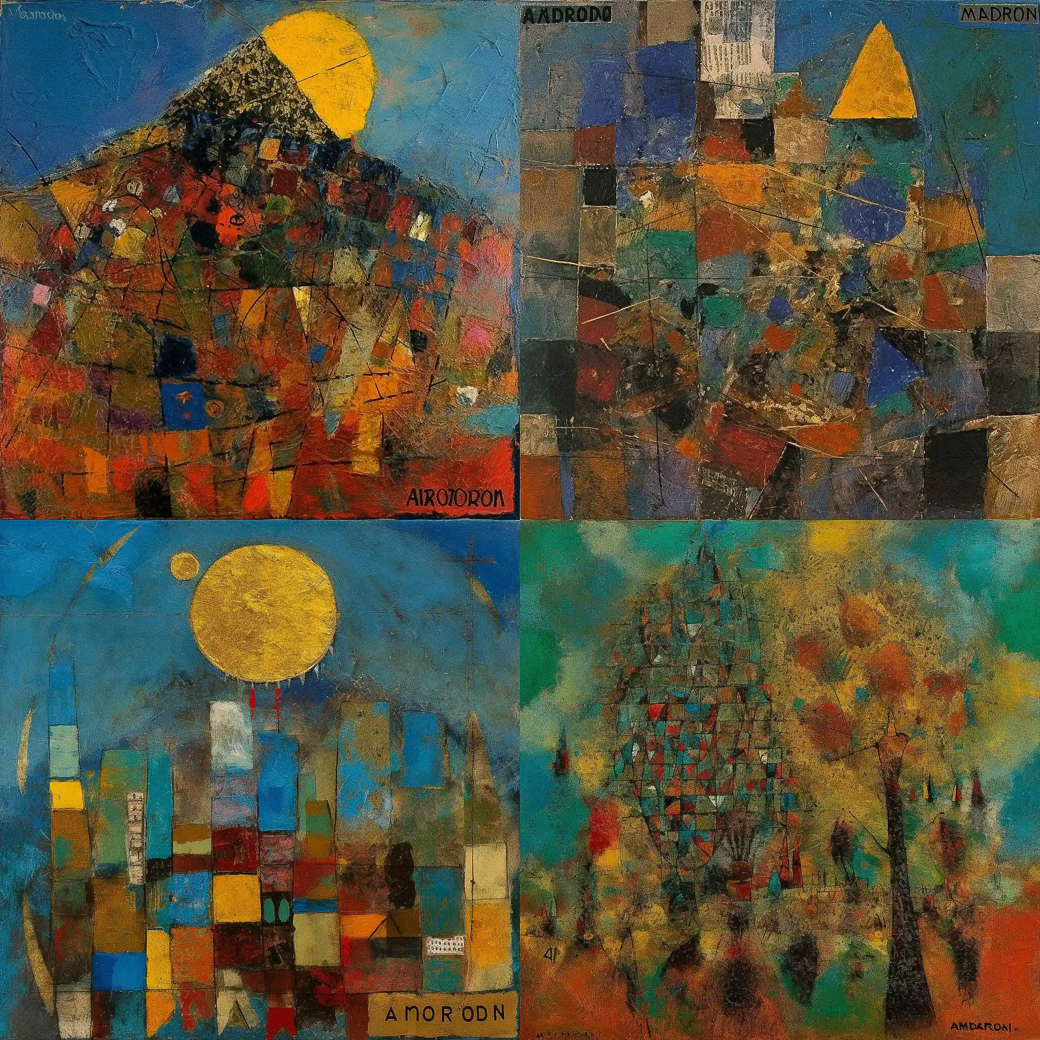 -莫德凯·阿尔登 mordecai ardon风格midjourney AI绘画作品