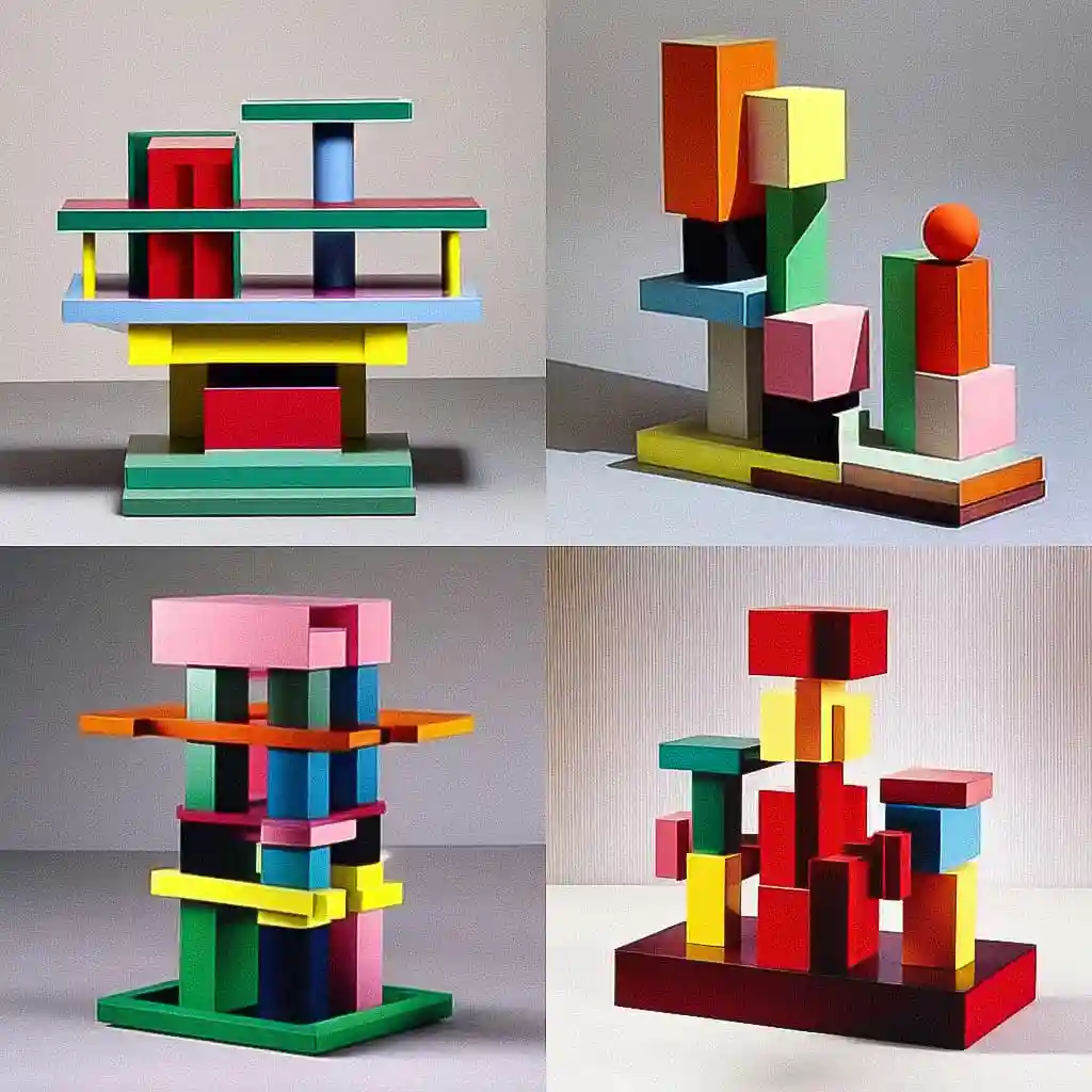 埃托雷·索特萨斯 ettore sottsass风格midjourney AI绘画作品 -埃托雷·索特萨斯 ettore sottsass风格midjourney AI绘画作品